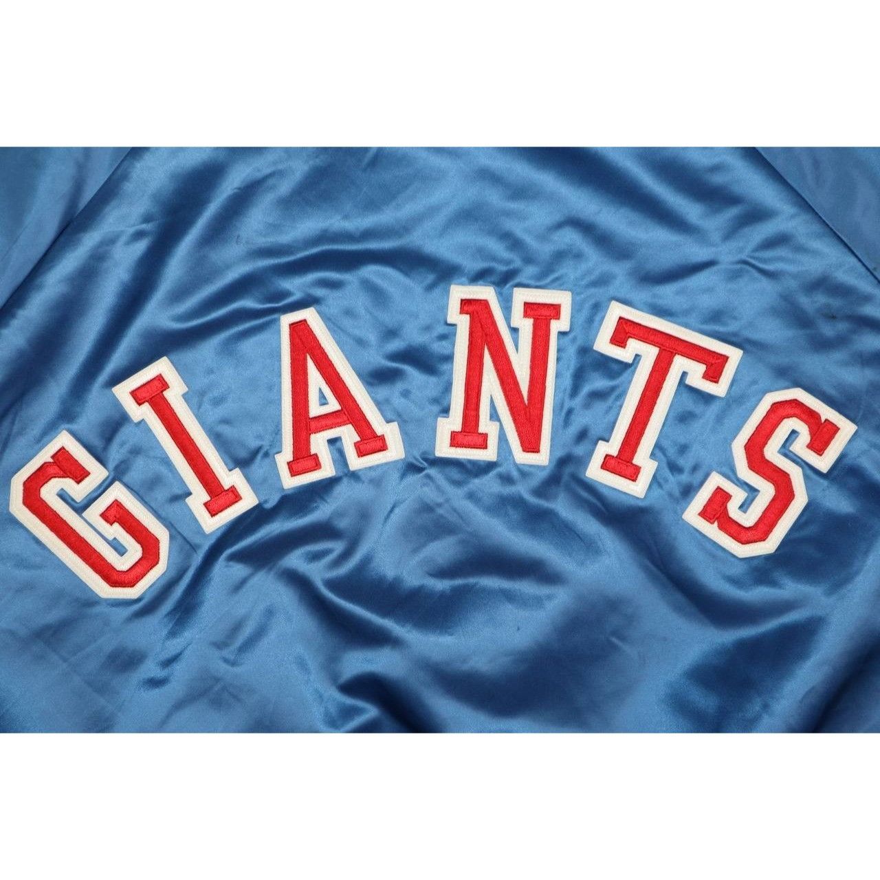 Chalk Line Vintage 80s NY Giants Chalk Line Satin Bomber Jacket 2XL Size US XXL / EU 58 / 5 - 6 Thumbnail