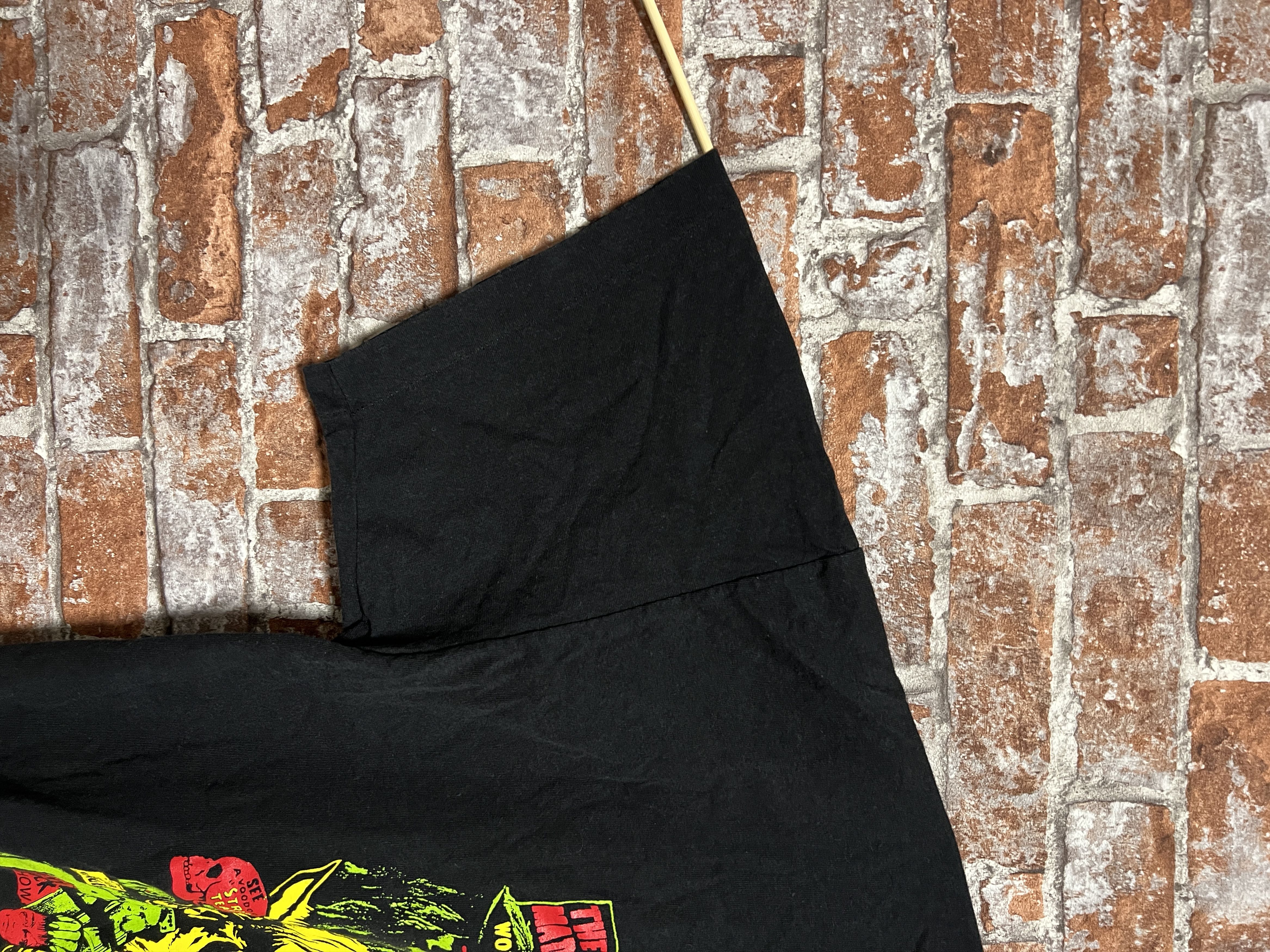 Band Tees × Vintage Vintage 90s Rob Zombie Rock Band T-shirt Size US XL / EU 56 / 4 - 4 Thumbnail