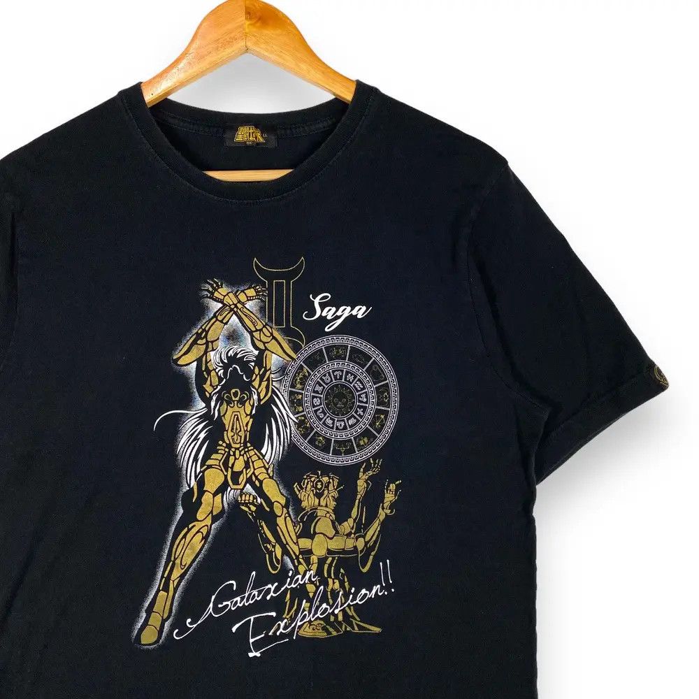 Anime Vintage 00's SAINT SEIYA SAGA Galaxian Explosion Anime Tee Size US L / EU 52-54 / 3 - 2 Thumbnail