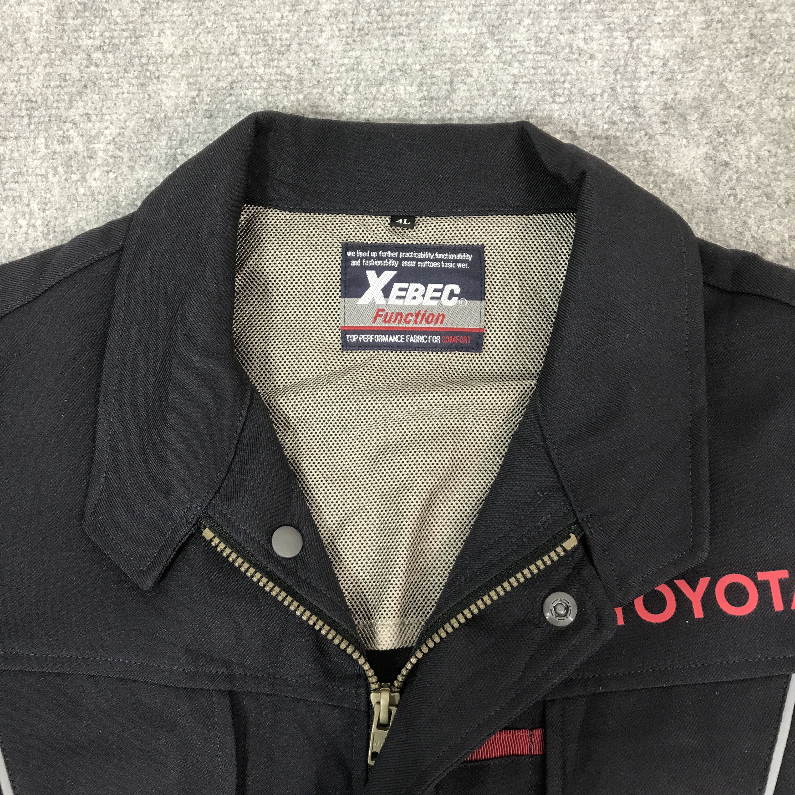 Japanese Brand TOYOTA RACING WORKWEAR CUSTOM JACKET K62B7 Size US XL / EU 56 / 4 - 6 Thumbnail