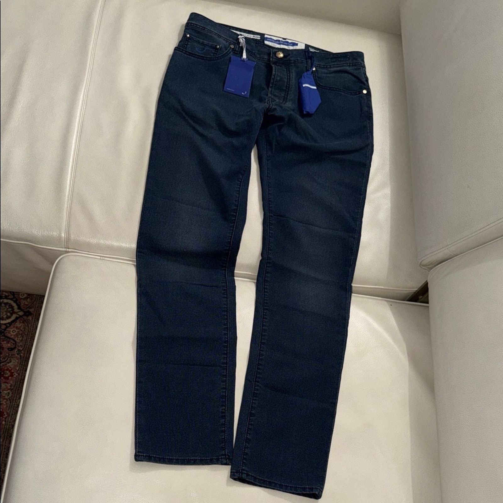 Jacob Cohen NWT Jacob Cohen Men's Deep Indigo Bard Jeans Size 35 Size US 35 - 12 Thumbnail