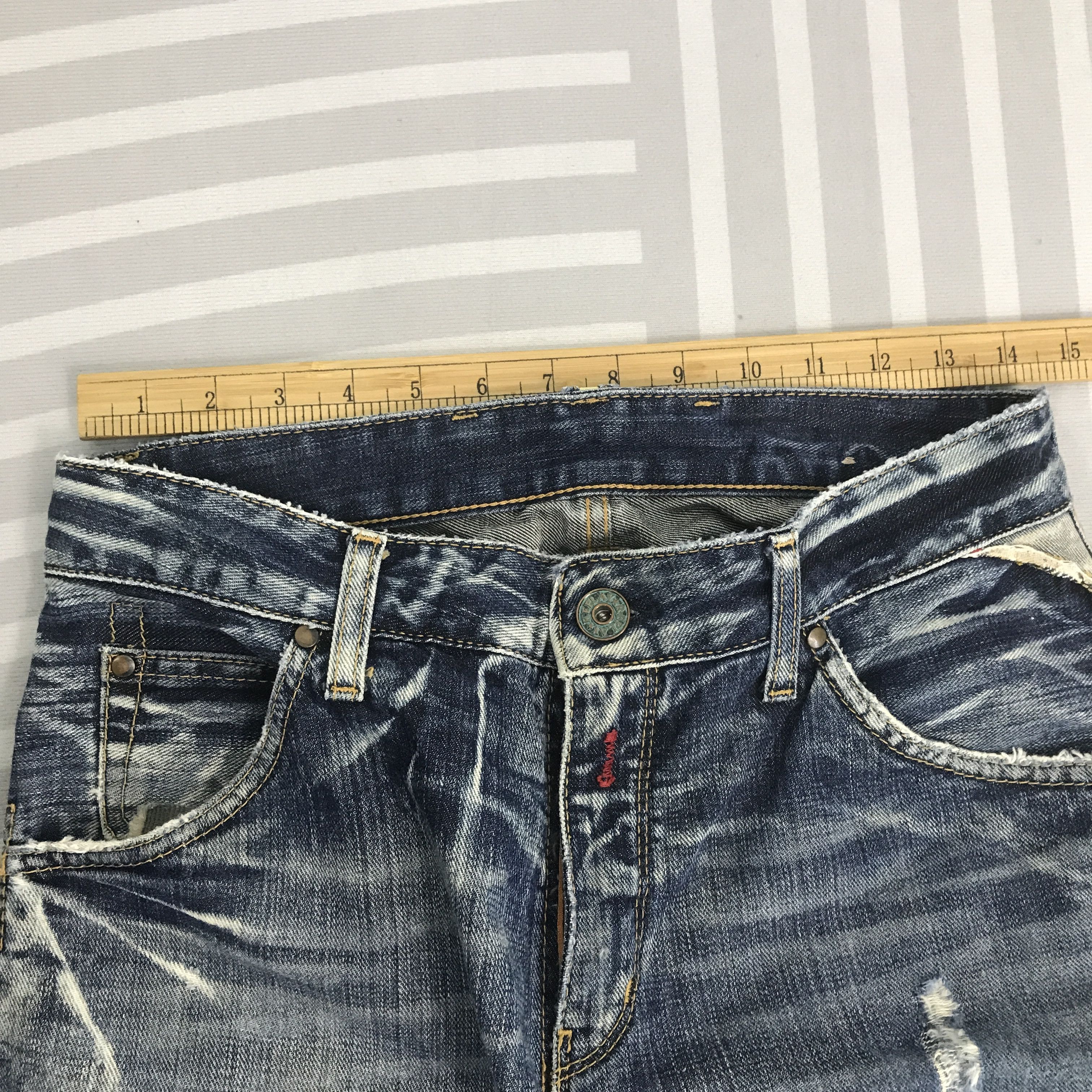 Replay × Vintage Flare Replay Distressed bootcut Denim pants Size US 28 / EU 44 - 8 Thumbnail