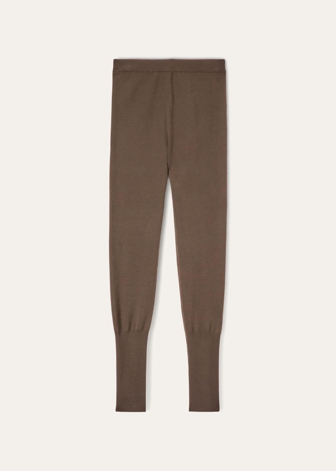 Loro Piana o1srvl11e0125 Dream Wool Leggings in Brown Size 26" / US 2 / IT 38 - 1 Thumbnail