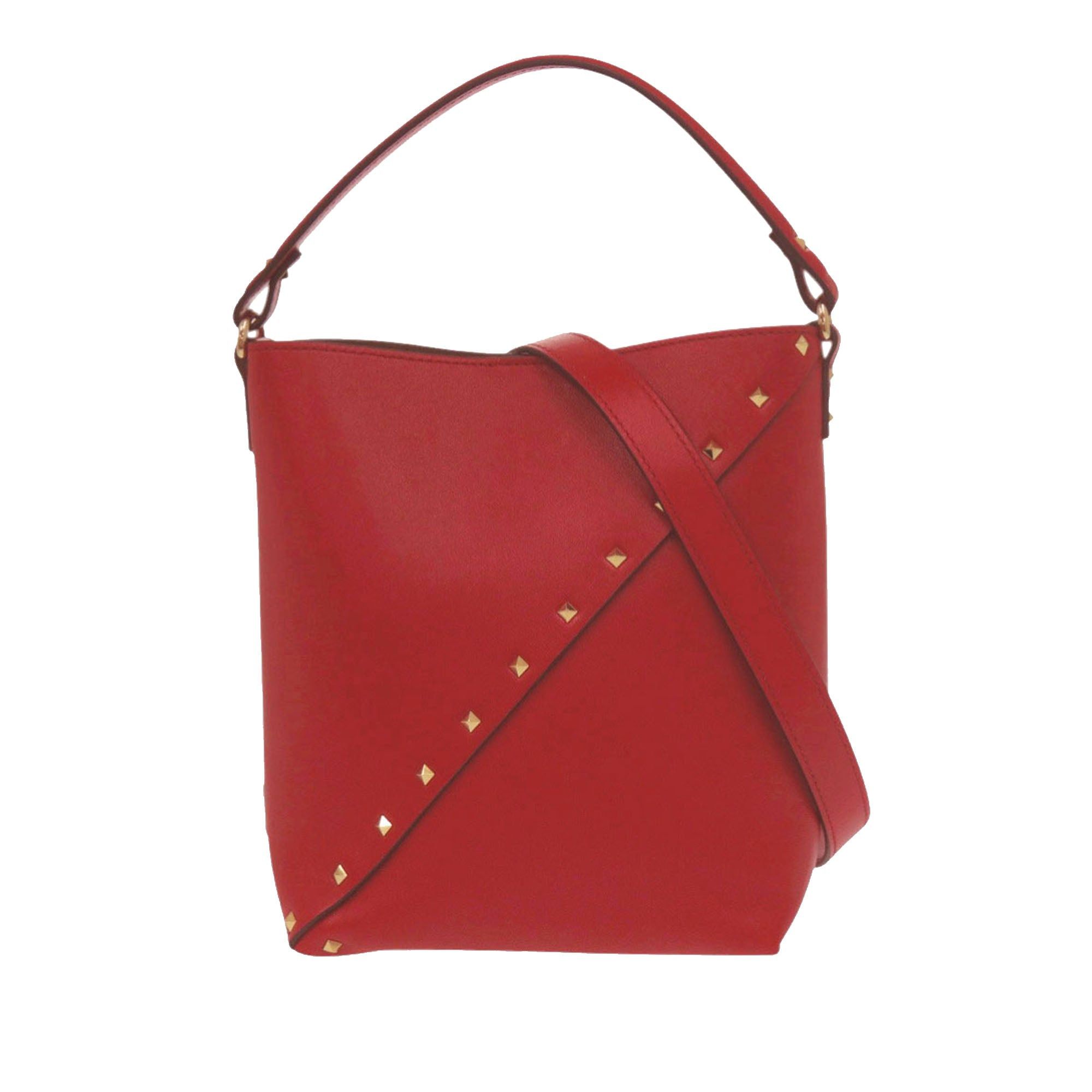 Valentino Leather Rockstud Wispy Bucket Bag Size ONE SIZE - 1 Thumbnail