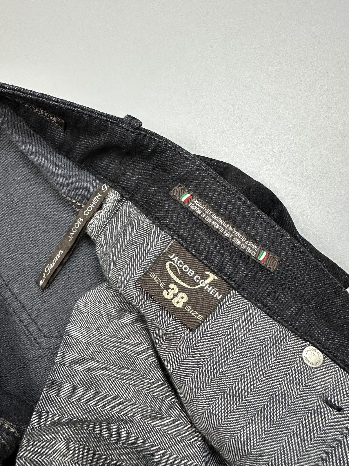 Jacob Cohen Jacob Cohen Black Wide Fit Jeans Size US 38 / EU 54 - 8 Thumbnail