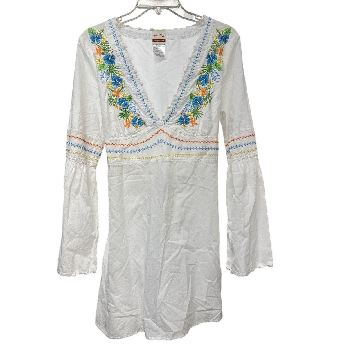 Tommy Bahama Tommy Bahama Relaxed Women Top Tunic Dress Embroidered Med Size M / US 6-8 / IT 42-44 - 1 Thumbnail