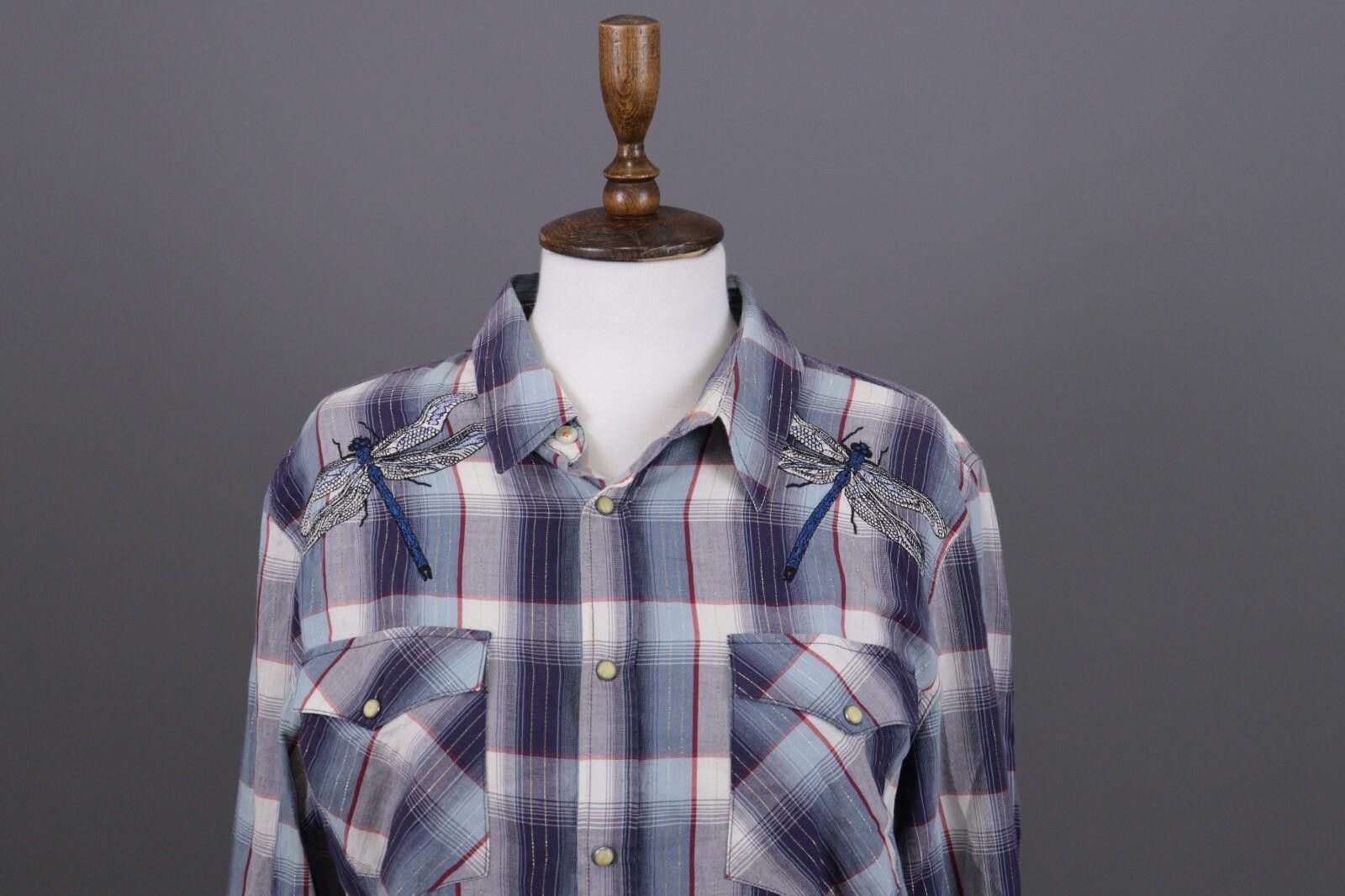 Nudie Jeans Nudie Jeans Multicolor Check Tunic Blouse Shirt Size L Size L / US 10 / IT 46 - 2 Thumbnail