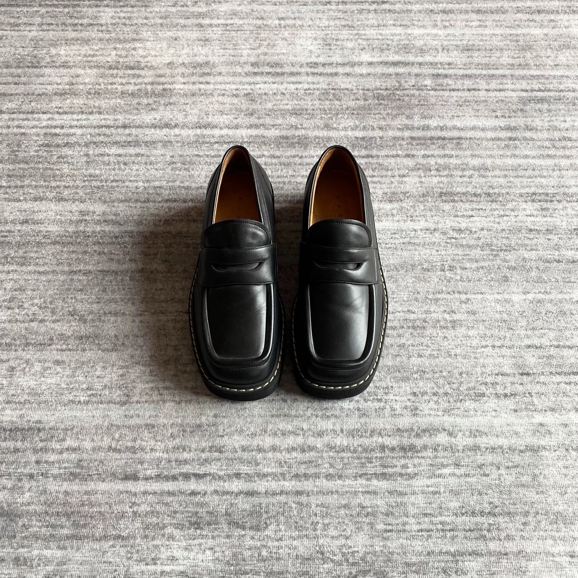 Marni Marni Thick Sole Loafer Leather Shoes Size US 5 / EU 37 - 1 Thumbnail