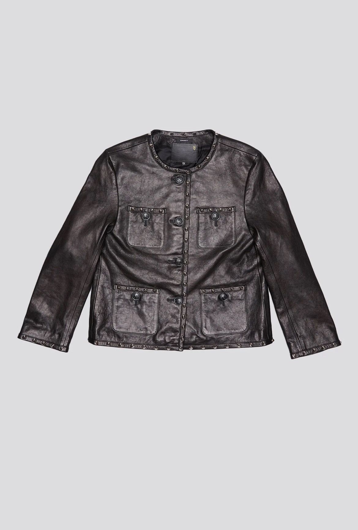 R13 Cropped Slouch Studded jacket. Small Size S / US 4 / IT 40 - 12 Thumbnail