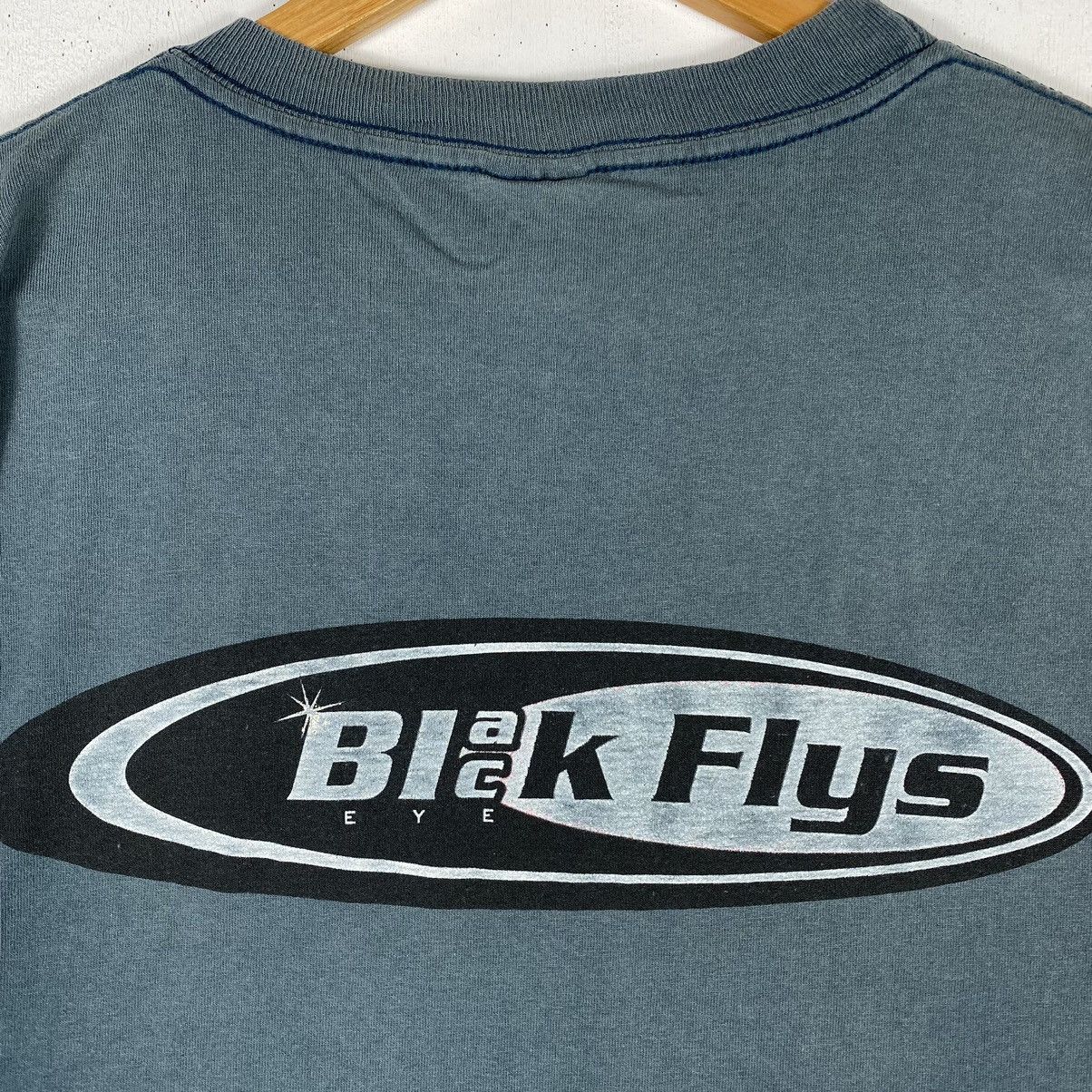 Vintage Vintage 90's BLACK FLYS EYE Skate Streetwear Faded Tee Size US L / EU 52-54 / 3 - 4 Thumbnail