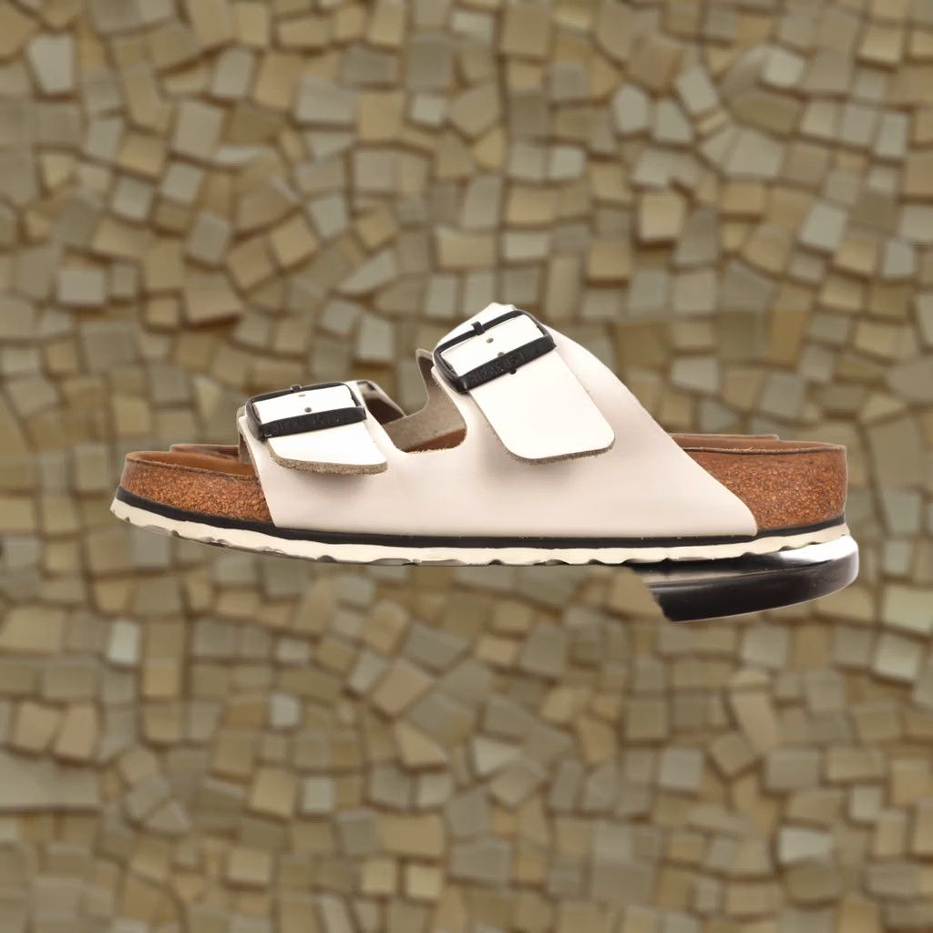 Birkenstock Birkenstock Arizona White Cork Sandals Slides Made in Germany Size EU 37 / US 6 / US Women 6? Size US 6 / IT 36 - 1 Thumbnail