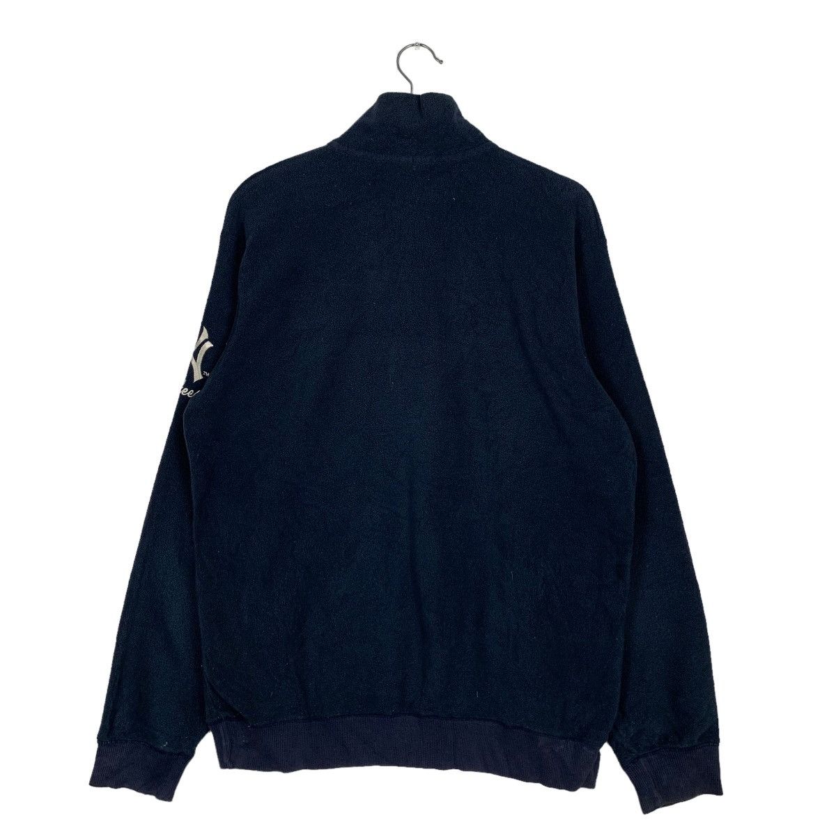 Japanese Brand MLB NY YANKEES BIG LOGO HALF ZIP FLEECE SWEATSHIRT #0145-C8 Size US M / EU 48-50 / 2 - 8 Thumbnail
