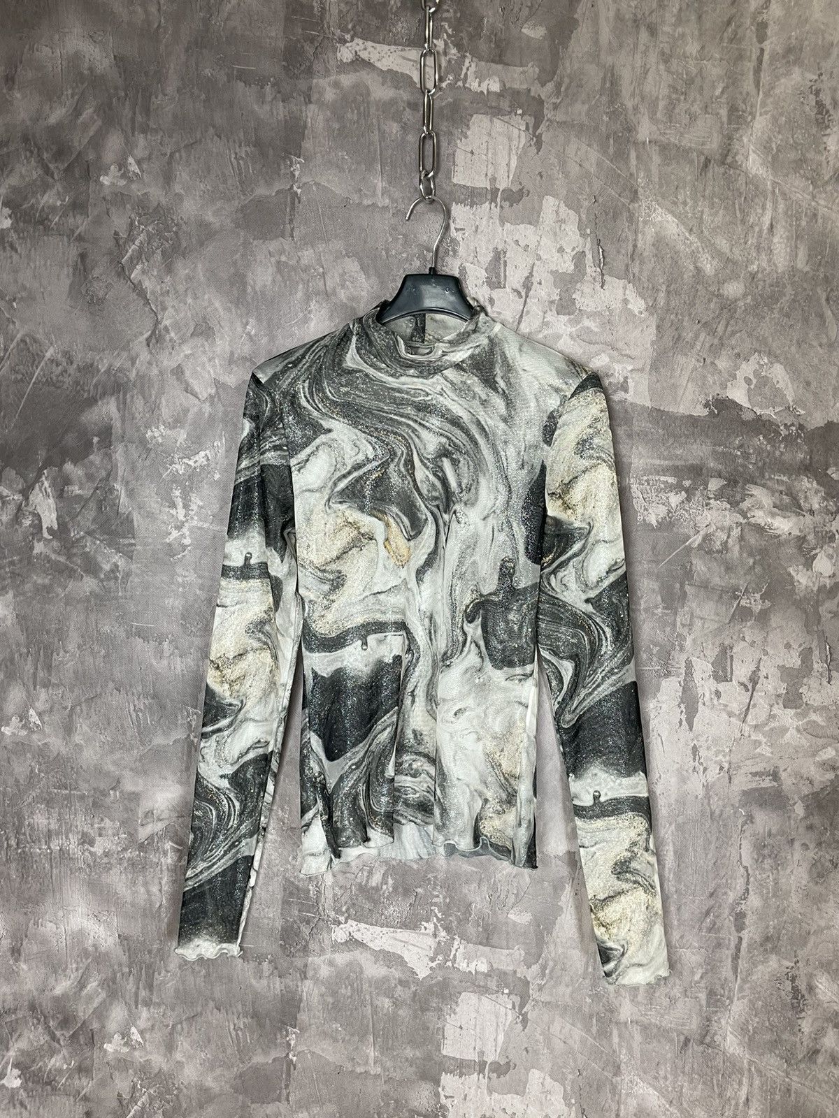 Japanese Brand × Vintage Vintage Avant Garde Abstract Y2K JPG Style Long Sleeve Size M / US 6-8 / IT 42-44 - 1 Thumbnail