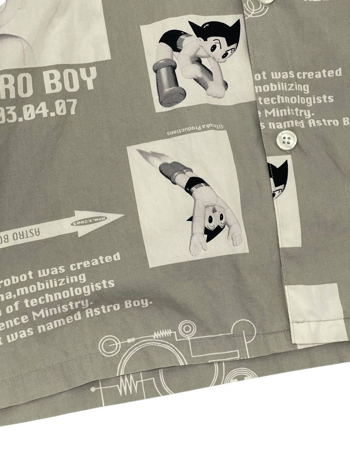 Comme des Garcons × Stussy Vtg Y2K Astro Boy Cam Shirt 3 Quarter 7🟩2 Size US M / EU 48-50 / 2 - 1 Thumbnail