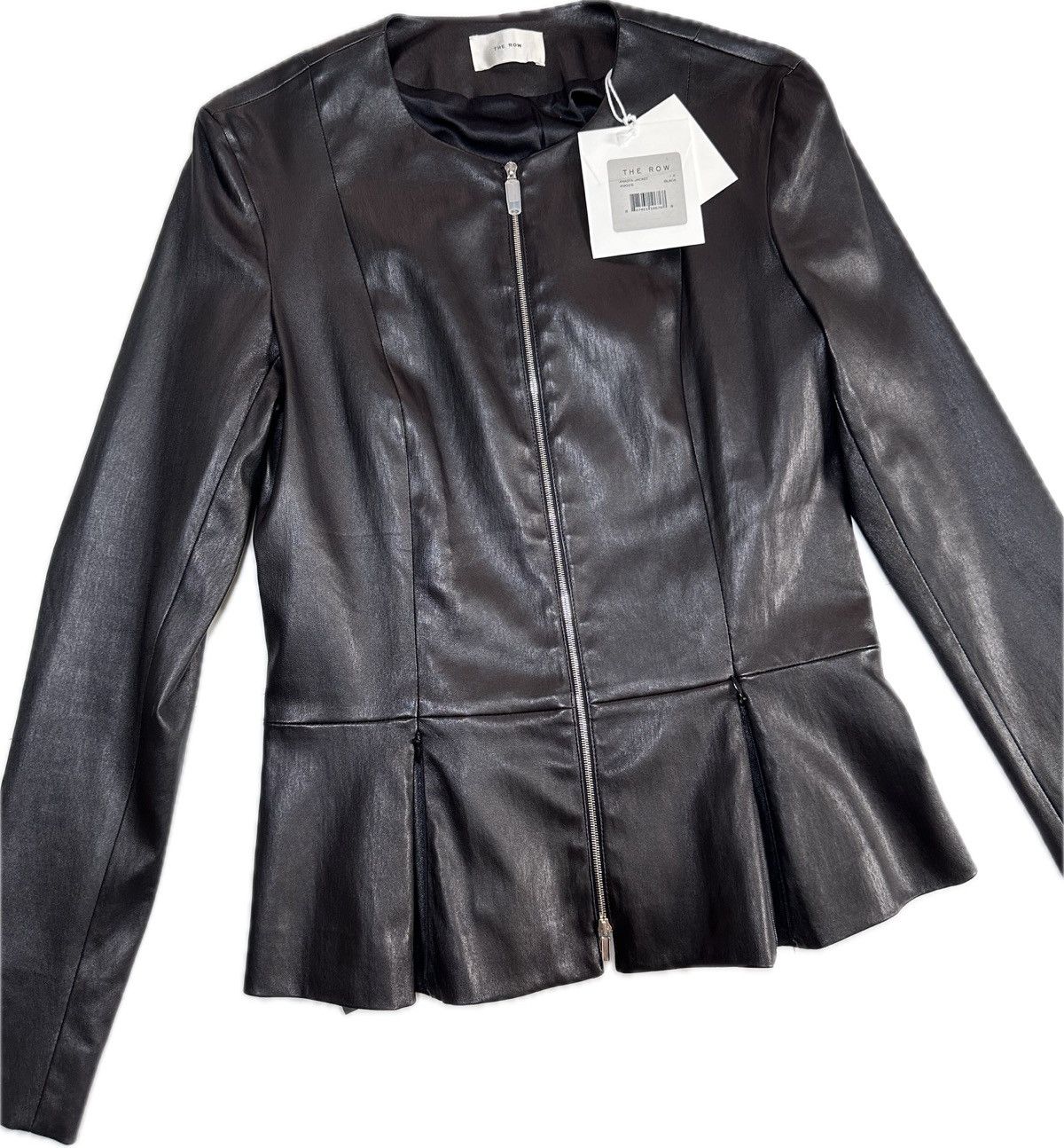 The Row The Row Anasta Jacket 100% Lambskin Leather Size XL / US 12-14 / IT 48-50 - 7 Thumbnail
