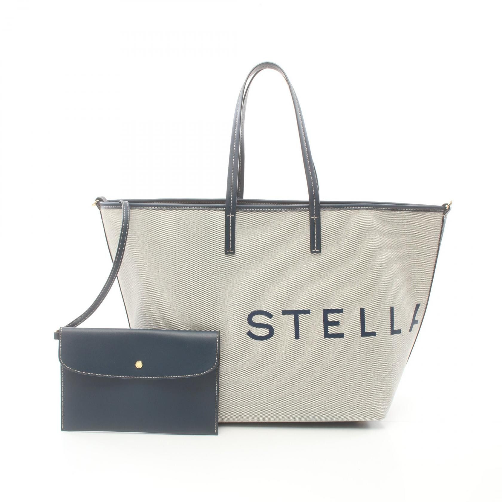 Stella McCartney Stella Mccartney Logo Tote Bag Canvas Tote Bag 7B0048 in Great Condition Size ONE SIZE - 1 Thumbnail