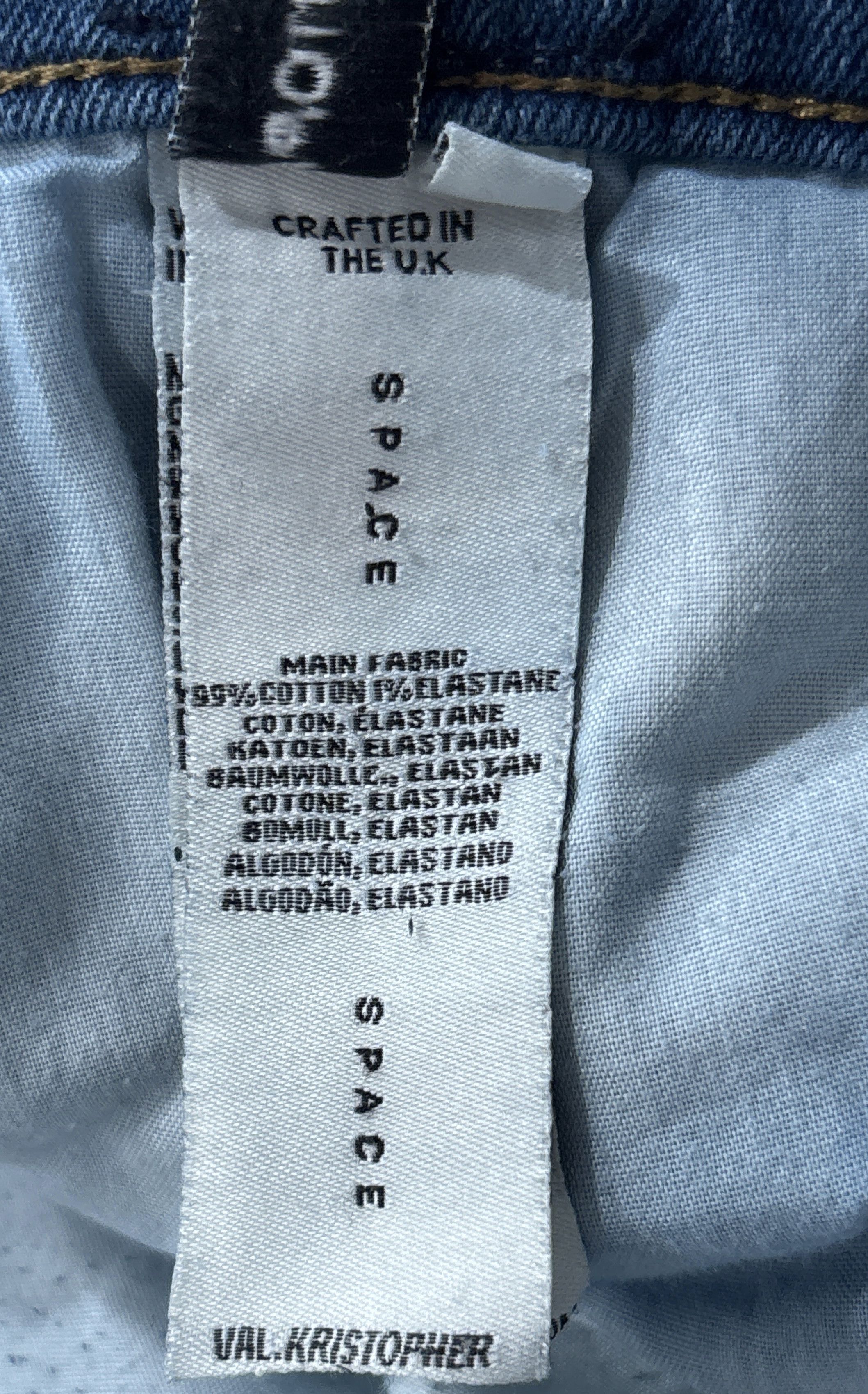 Val Kristopher Val Kristopher SPACE Patchwork Jeans 34x30 Tapered Size US 34 / EU 50 - 8 Thumbnail