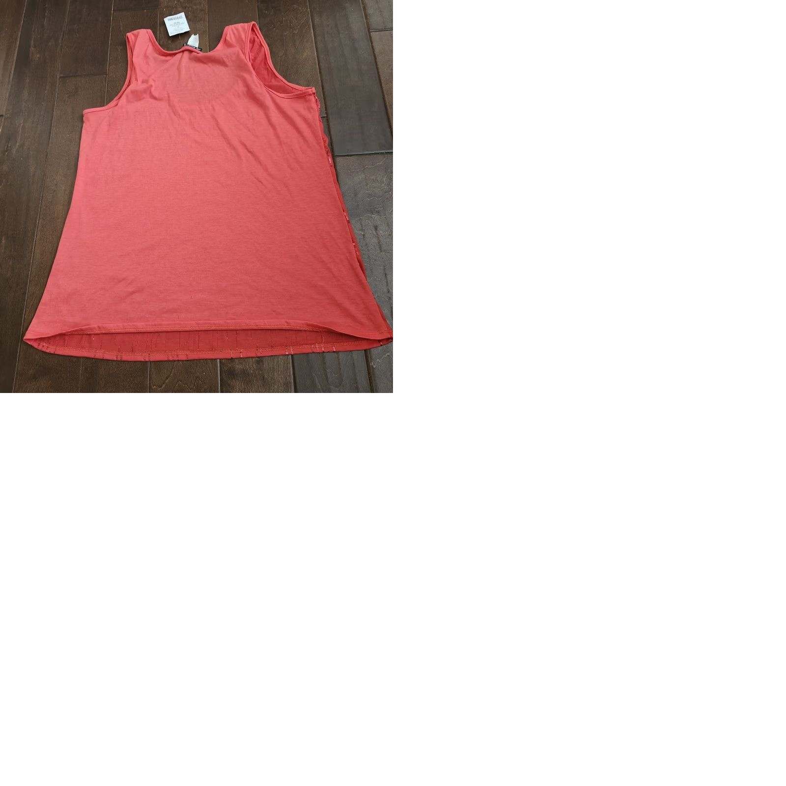 Vintage Say Anything Women's Red Short Sleeve Sequin Top 2X Pullover Casual Party/Cocktail Summer Spring Fall Womens Regular Short Sleeve Sequin Red 2X Size XXL / US 16-18 / IT 52-54 - 9 Thumbnail