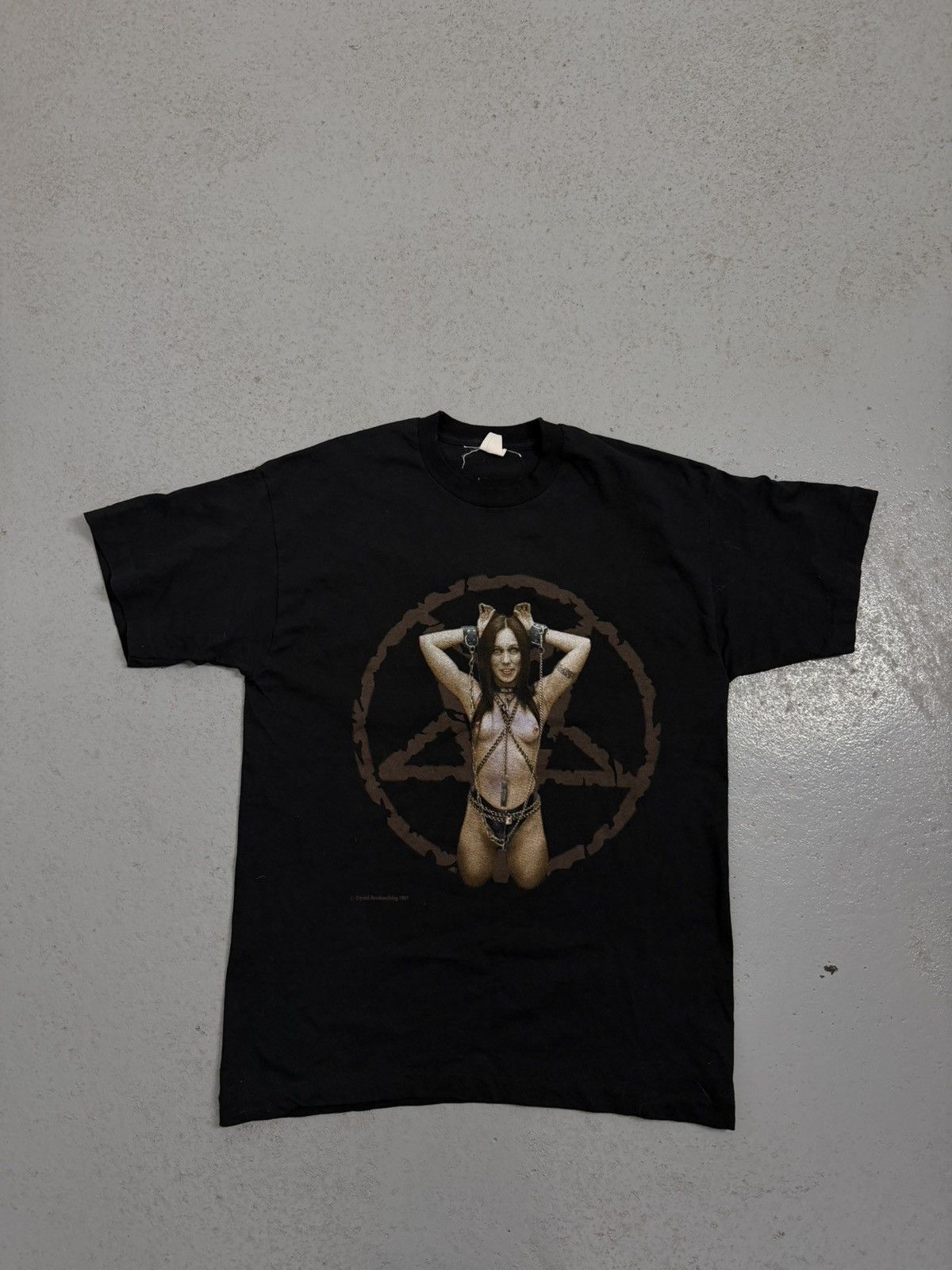 1997 Rare Rockbitch Bringing Slavery Queer Metal Band Tee