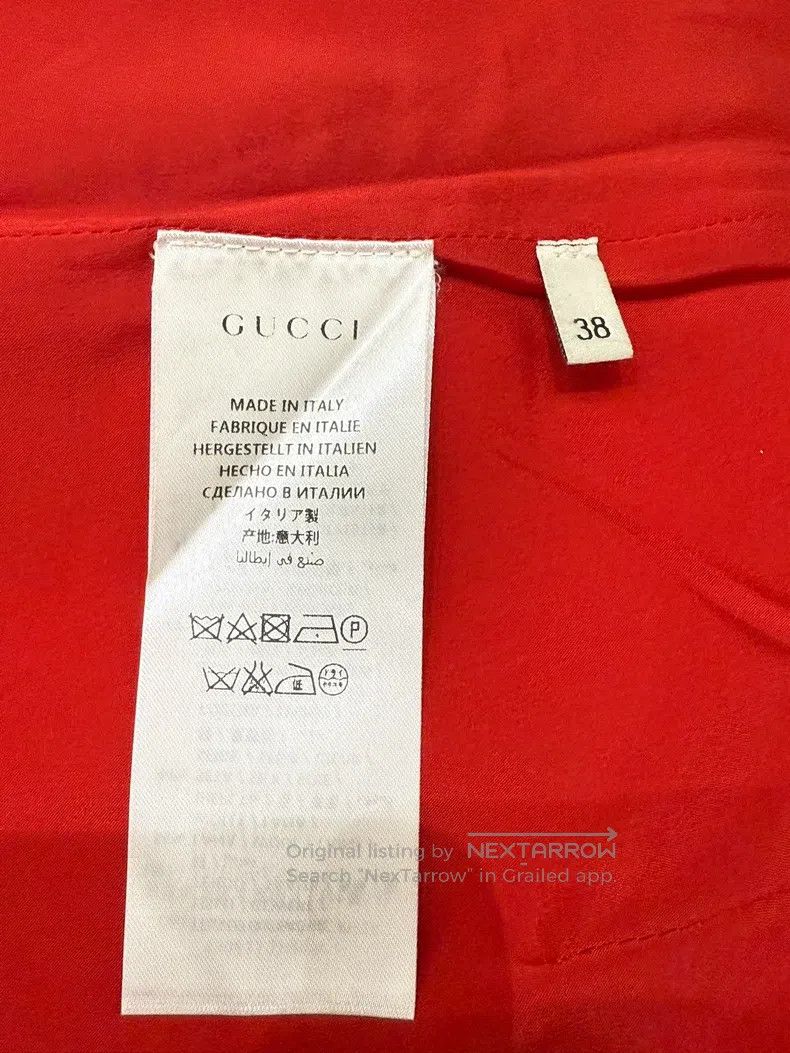 Gucci Gucci Red double G gold buckle skirt Size 25" / US 0 / IT 36 - 6 Thumbnail