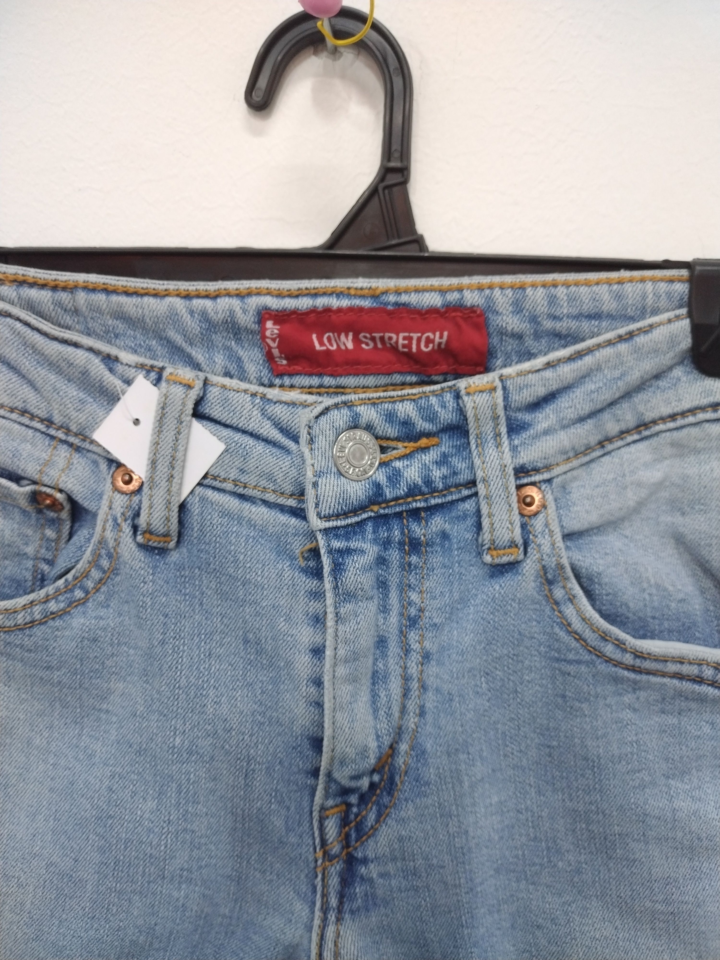 Levi's × Vintage NICE VTG LEVI'S 519 Zipper Low Stretch BOOT CUT Flare DESIGN Size 29" - 3 Thumbnail