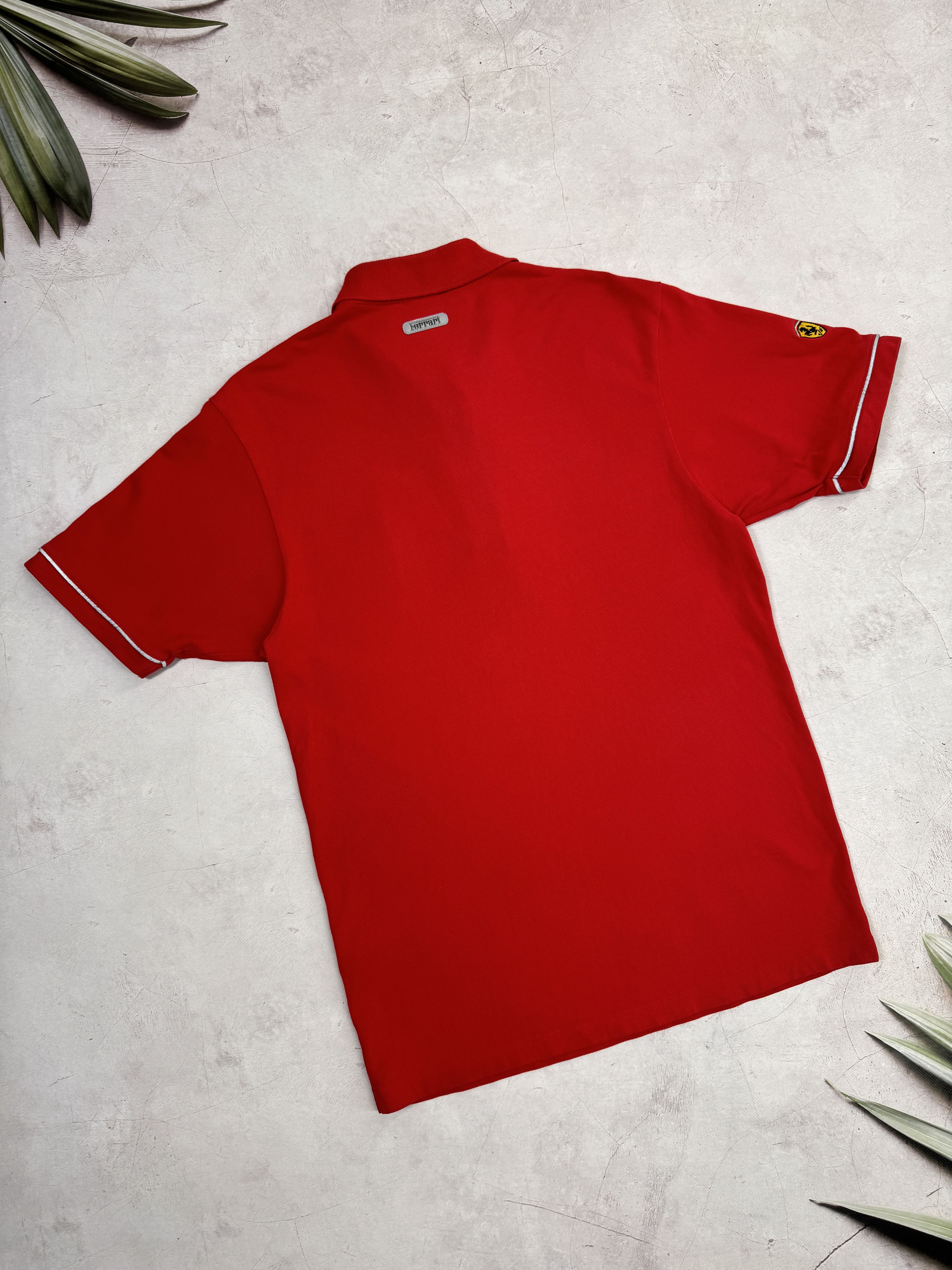 Ferrari × Formula 1 × Vintage 2000 Ferrari & Vodafone Polo T-Shirt Racing Formula1 Team Size US M / EU 48-50 / 2 - 14 Thumbnail