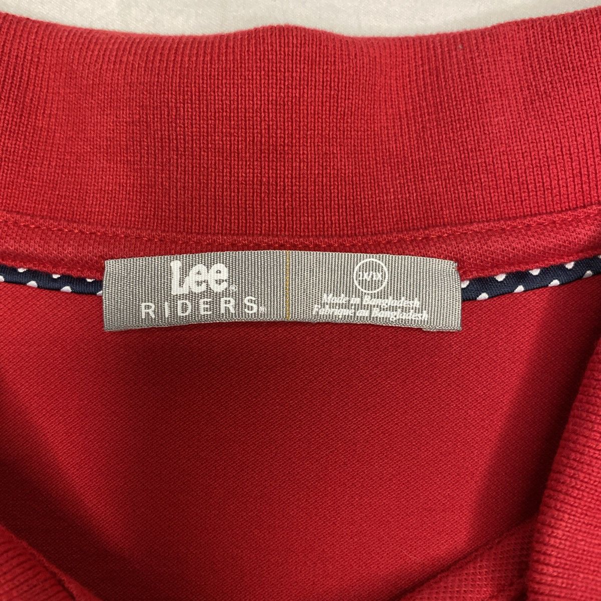 Lee Lee Riders Women's Polo Shirt Short Sleeve Red Sz 1X EUC Size XL / US 12-14 / IT 48-50 - 3 Thumbnail