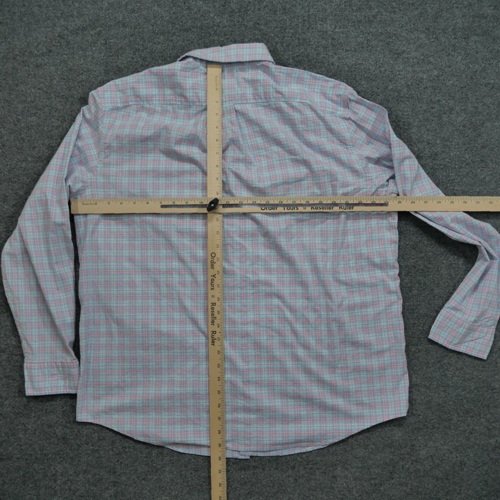 Vineyard Vines Vineyard Vines Shirt Mens XL Blue Pink Plaid Button Classic Fit Murray Size US XL / EU 56 / 4 - 6 Thumbnail