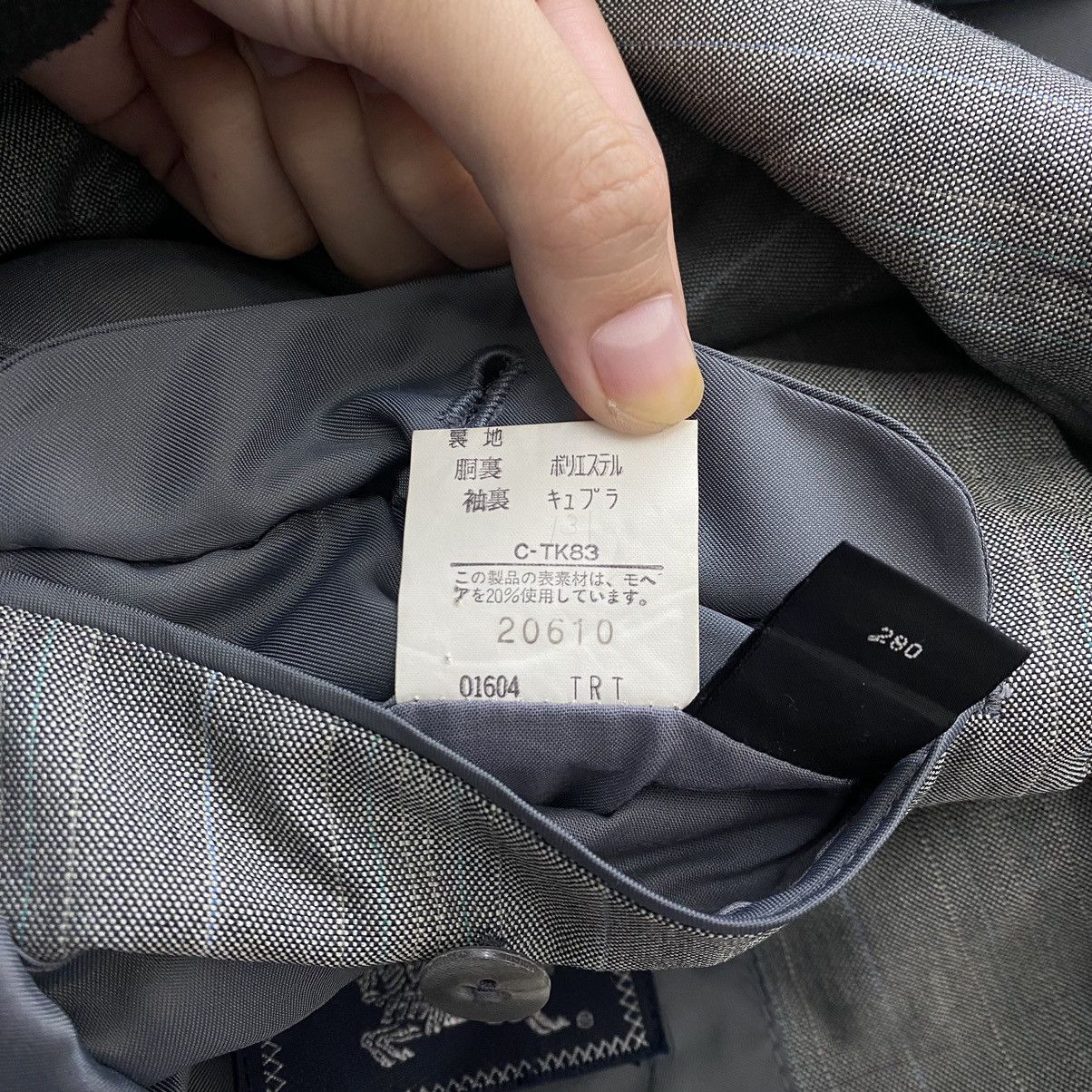 Burberry Vintage BURBERRYS Black Label Hickory Stripes Style Grey Size US M / EU 48-50 / 2 - 7 Thumbnail