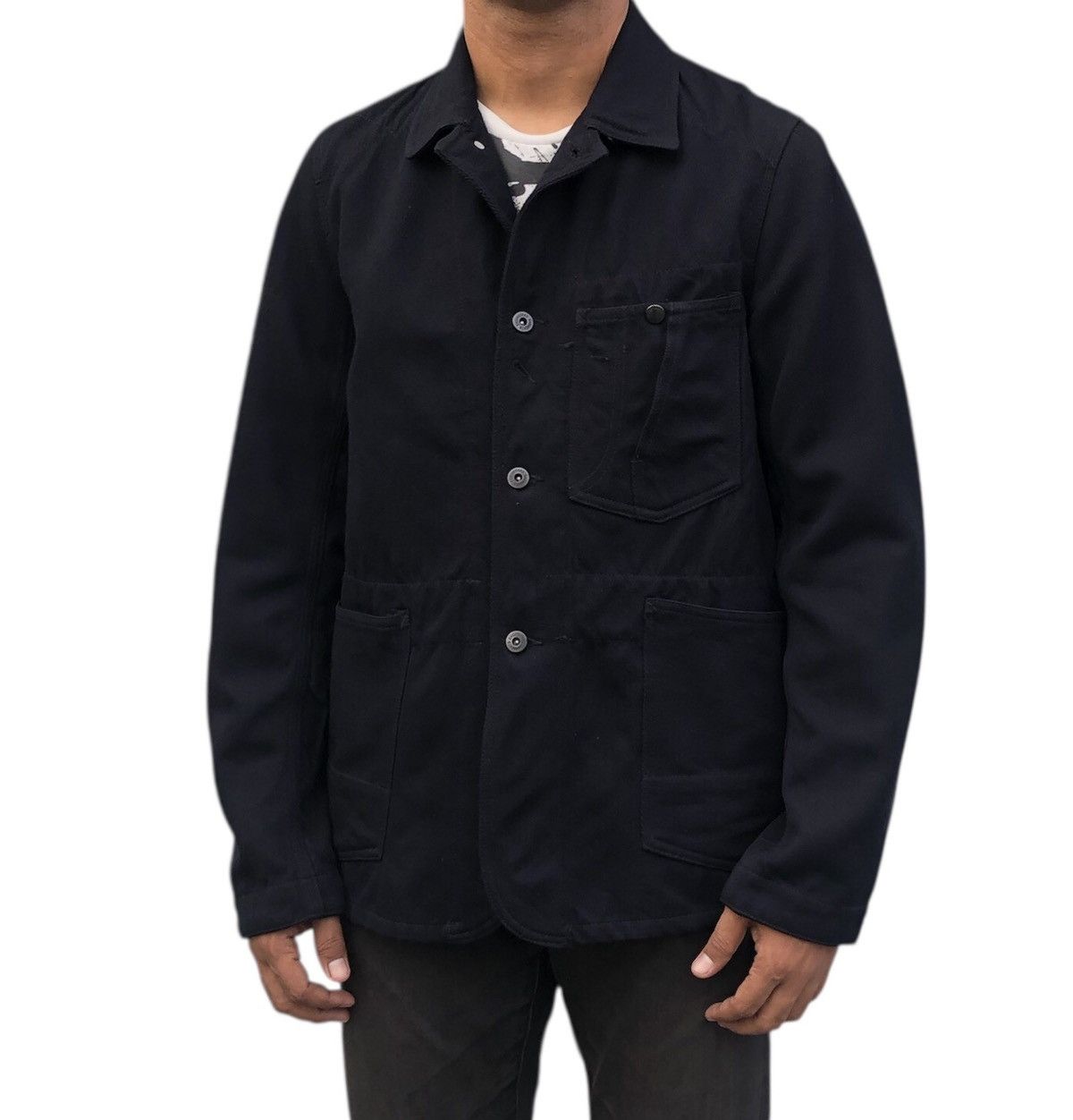 Engineered Garments Engineered Garments Chore Wool Jacket Black Made in USA 🇺🇸 Size US M / EU 48-50 / 2 - 8 Thumbnail