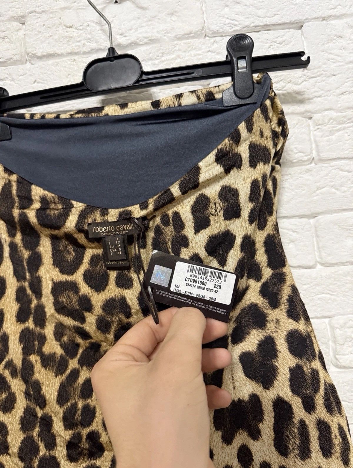 Roberto Cavalli Roberto Cavalli Double Sided Tube Top Leopard Pattern Sz M Size M / US 6-8 / IT 42-44 - 5 Thumbnail