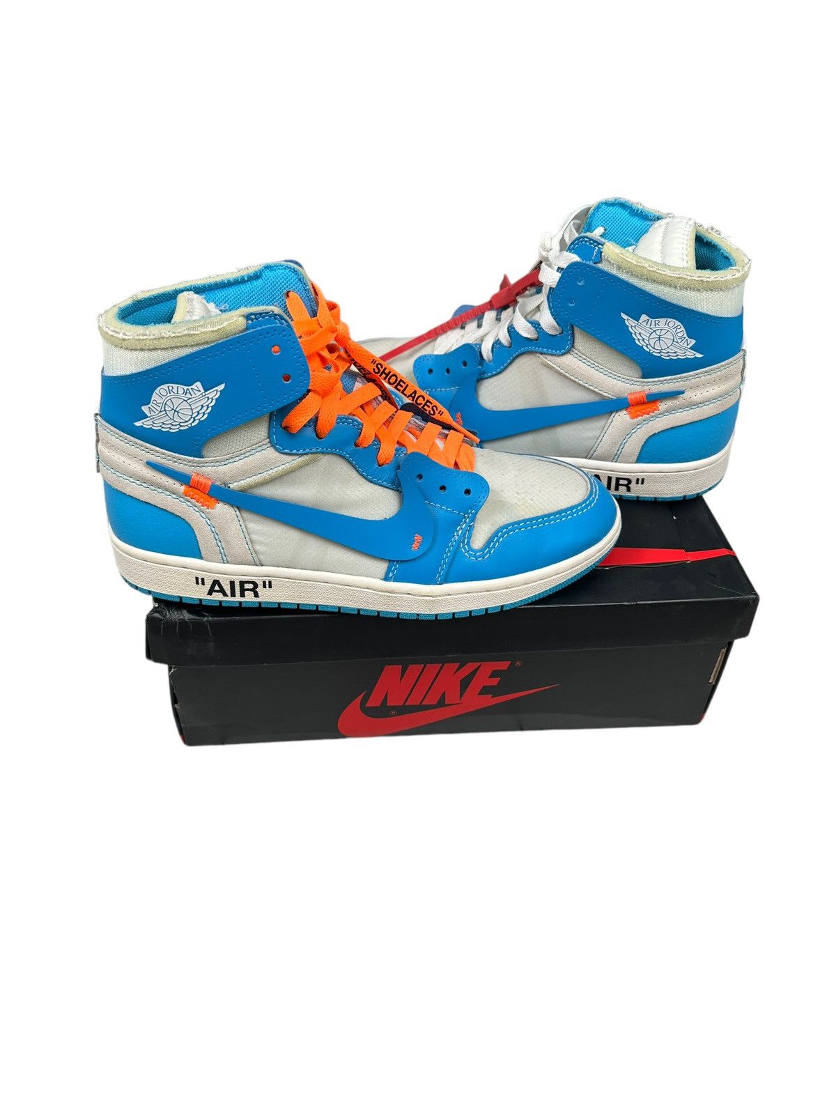 Jordan Brand × Off-White Off white Jordan 1 UNC Size US 10 / EU 43 - 8 Thumbnail