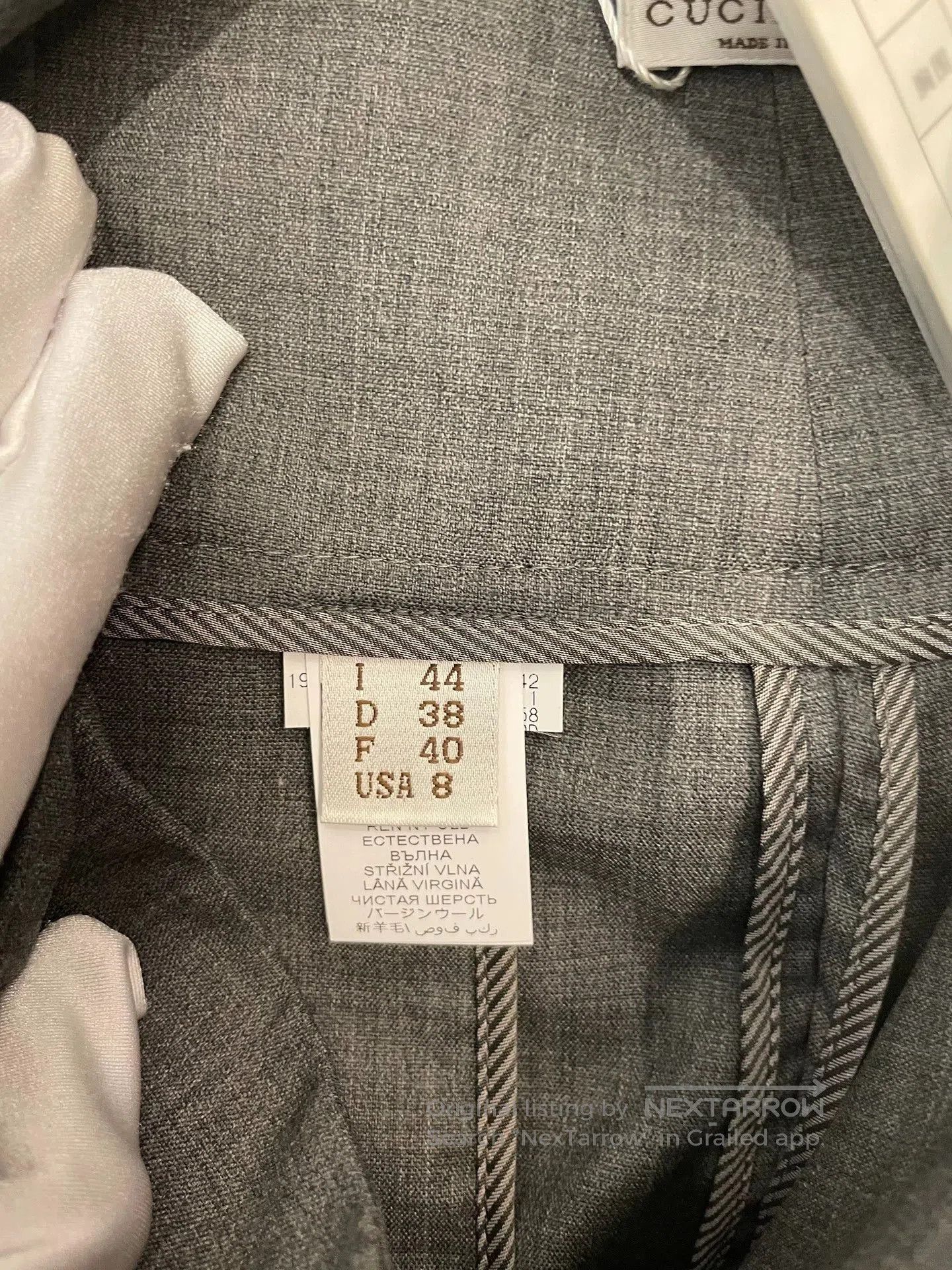 Brunello Cucinelli Brunello Cucinelli Gray Wool Casual Pants. Size US 40 / EU 56 - 8 Thumbnail