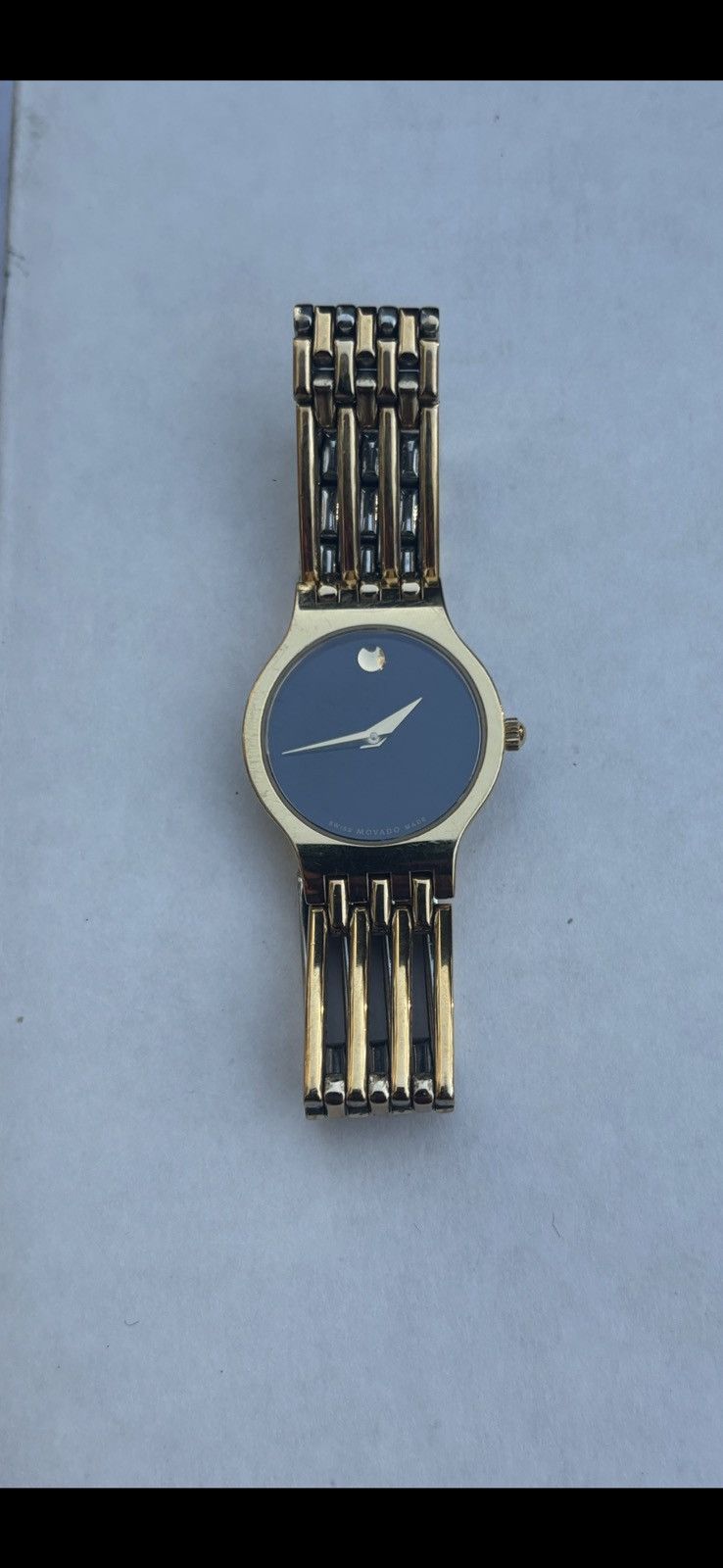 Movado Movado Esperanza 88 A1 1821 Gold Tone Women’s Watch! Size ONE SIZE - 1 Thumbnail