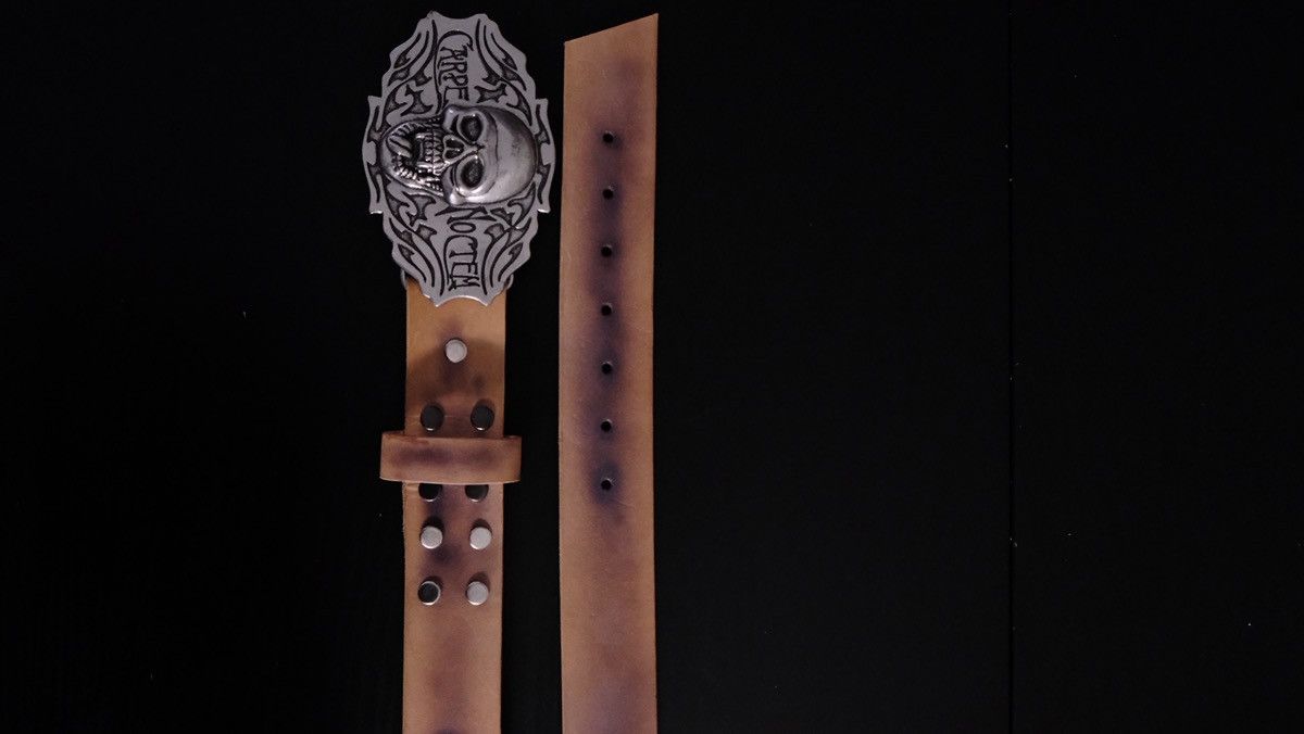 Other Pale;skin ‘bruised’ belt Size ONE SIZE - 5 Thumbnail