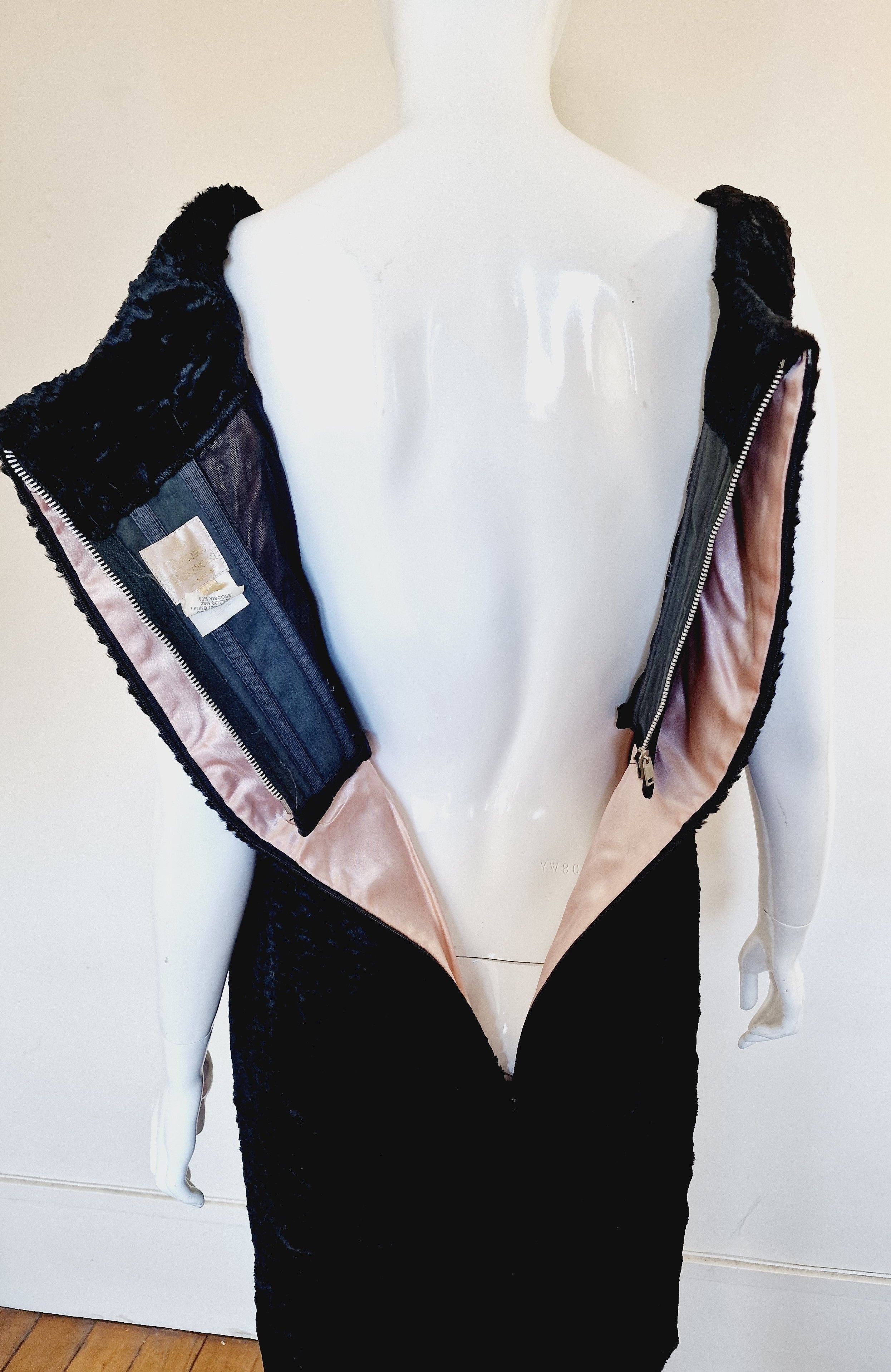 Vivienne Westwood Vivienne Westwood Faux Fur Runway F/W 1994 Corset Dress Size M / US 6-8 / IT 42-44 - 12 Thumbnail