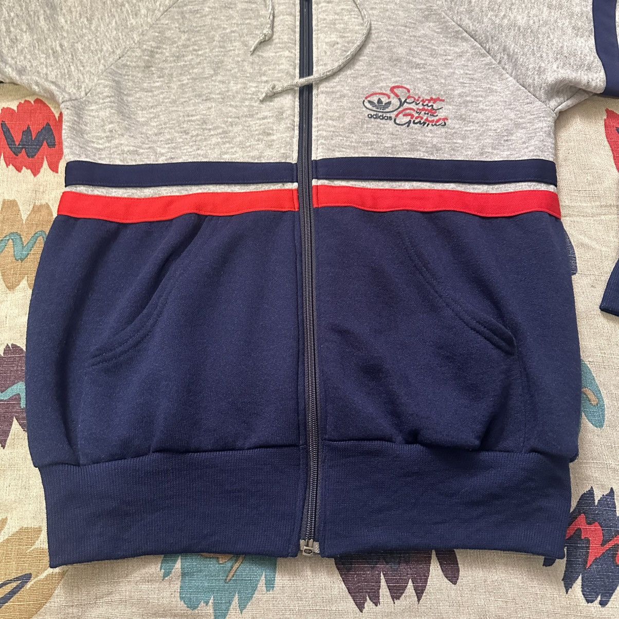 Adidas × USA Olympics × Vintage VTG 1984 Adidas Spirit of the Games Summer Olympics Hoodie Size US M / EU 48-50 / 2 - 7 Thumbnail