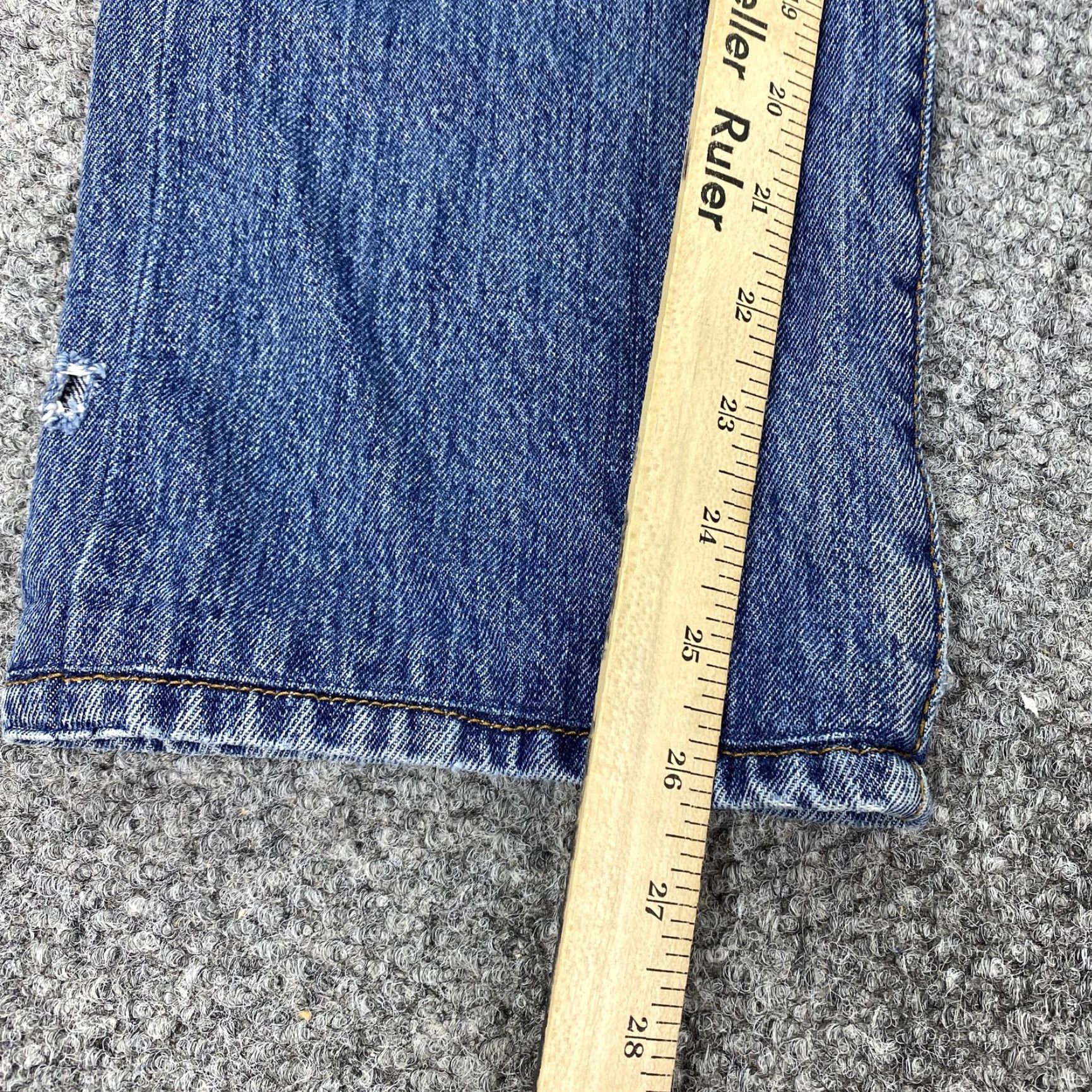 Levi's VINTAGE Levi's 501 Jeans Mens Straight Denim Button Fly 34x29 Blue Distressed" Size US 34 / EU 50 - 5 Thumbnail