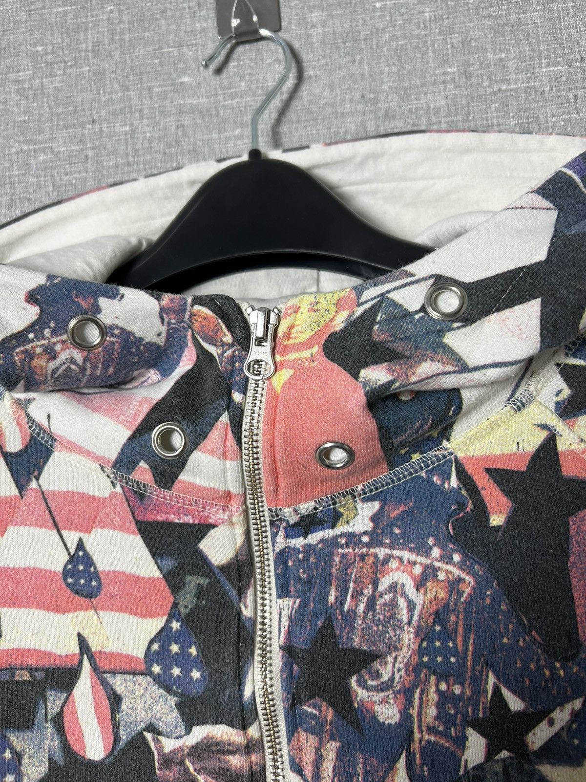 Levi's Vintage Levis Engineered Jeans All Over Printed Zip Hoodie Size US L / EU 52-54 / 3 - 5 Thumbnail