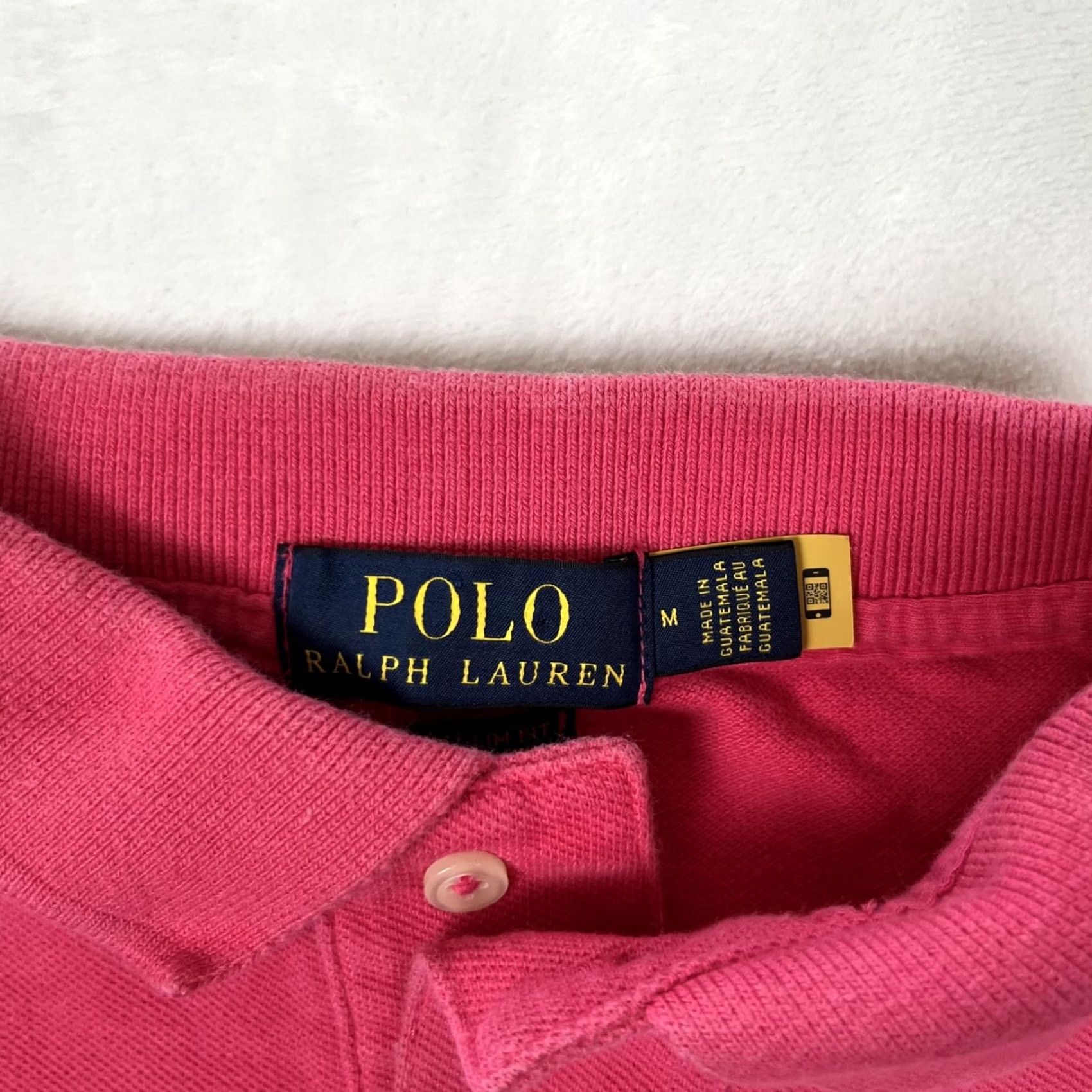 Polo Ralph Lauren Polo Ralph Lauren Polo Shirt Mens Medium Pink White Pony Logo Shirt Size US M / EU 48-50 / 2 - 4 Thumbnail