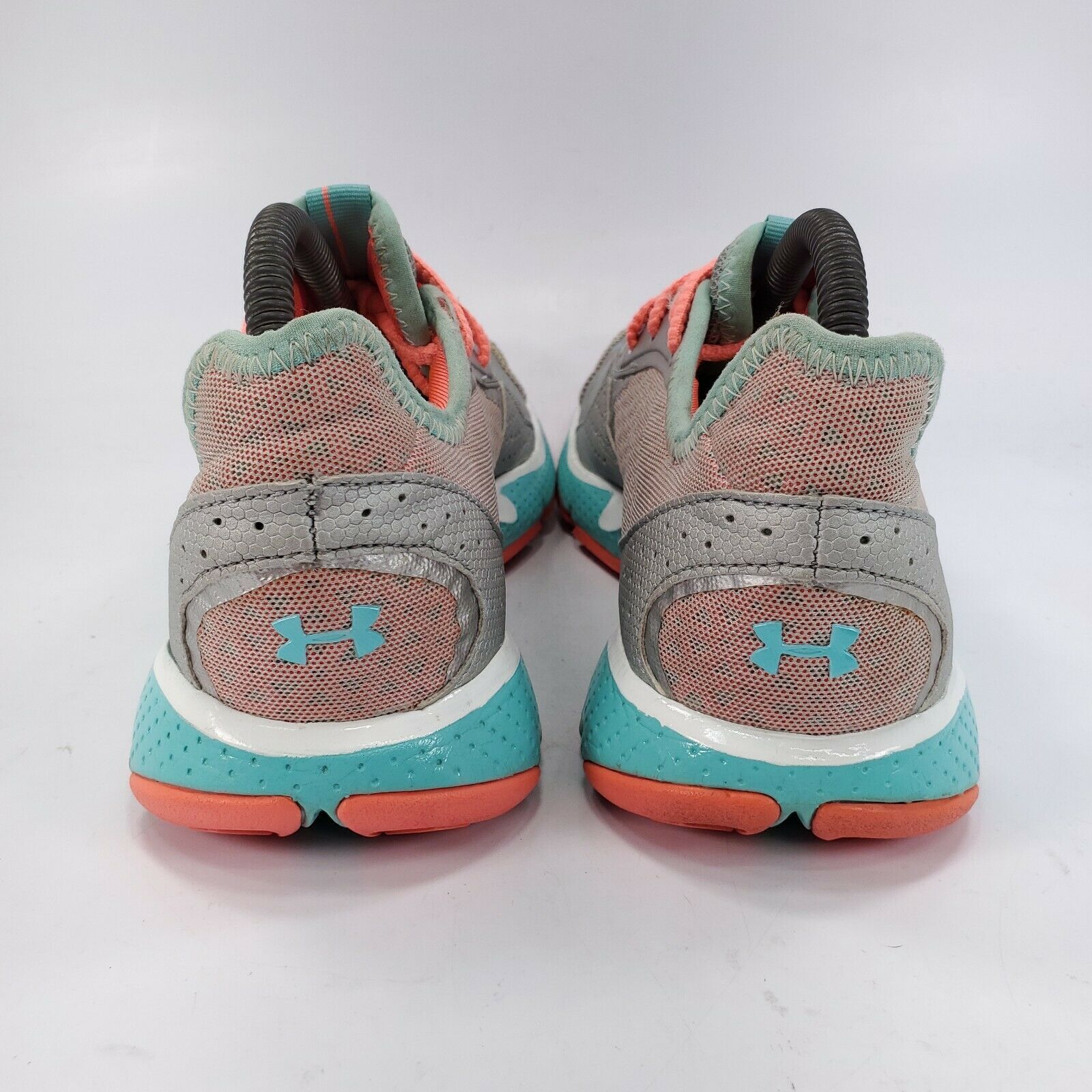 Under Armour Under Armour Shoe Womens Size 8.5 1250733-900 Gray Pink Blue Size US 8.5 / IT 38.5 - 3 Thumbnail