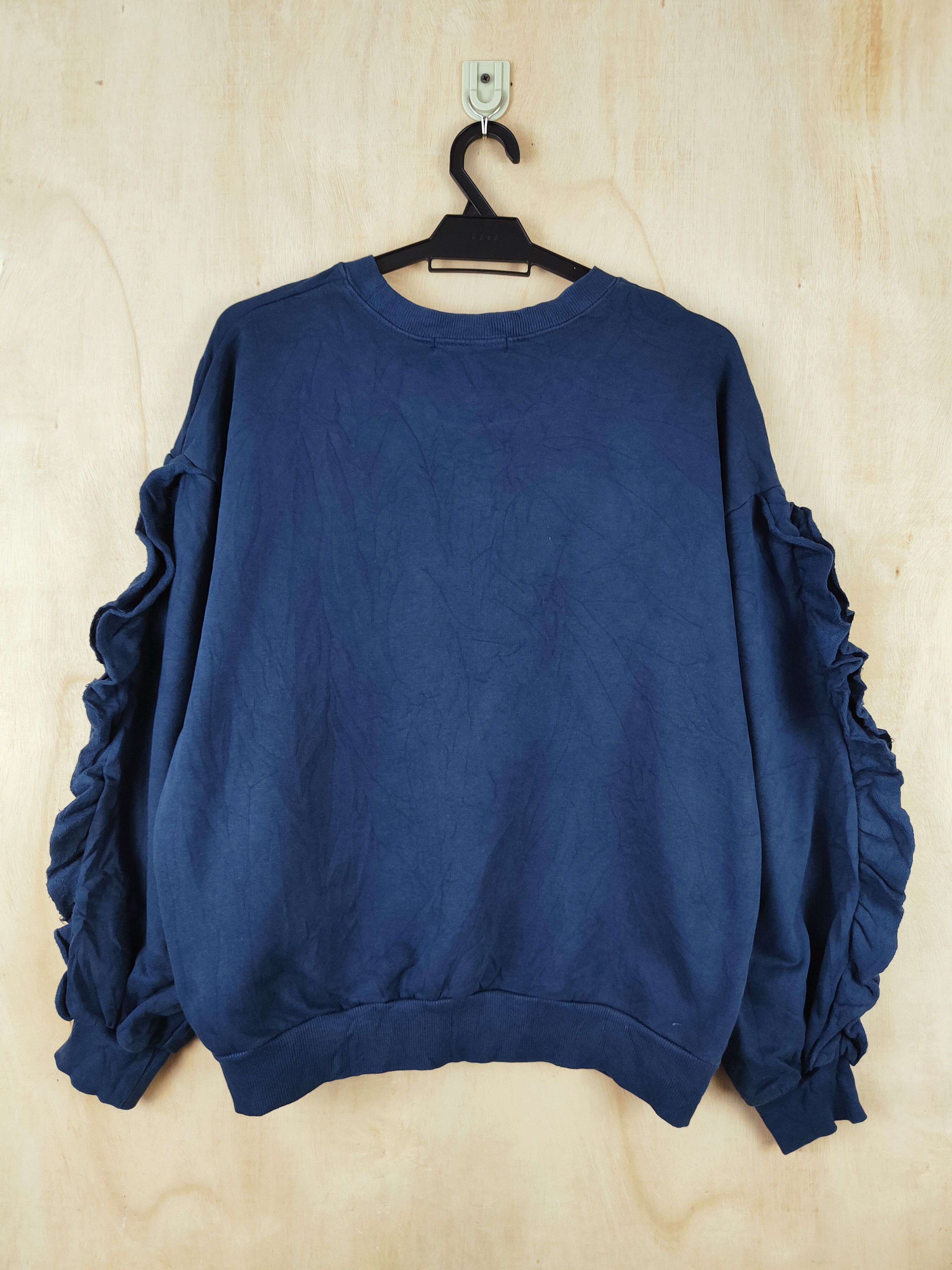Vintage Avant-garde design 💥 Emsexcite Dark Blue Sweatshirts Size M / US 6-8 / IT 42-44 - 7 Thumbnail