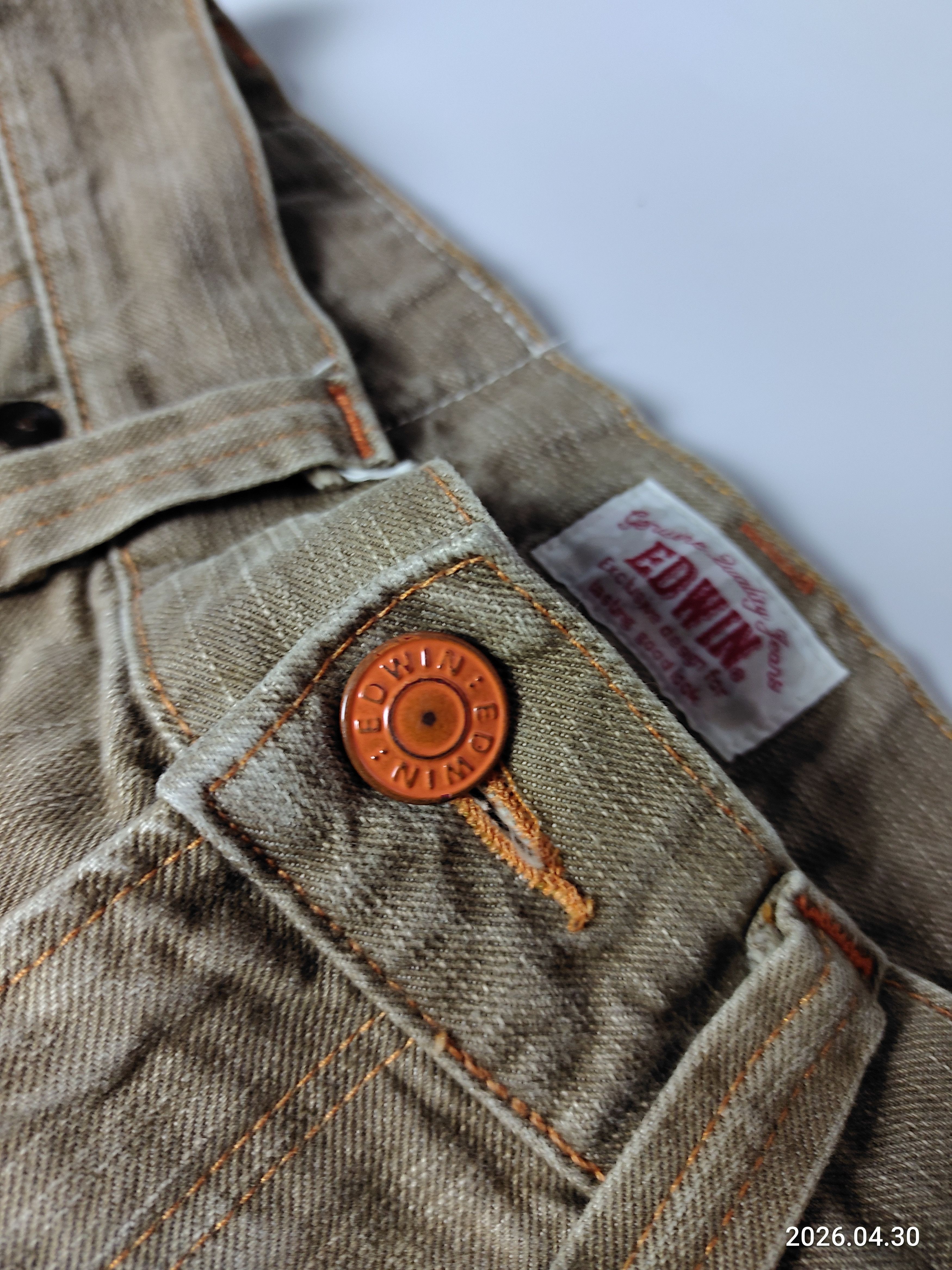Edwin EDWIN EXCLUSIVE VINTAGE DISTRESS DENIM JEANS Size US 30 / EU 46 - 7 Thumbnail
