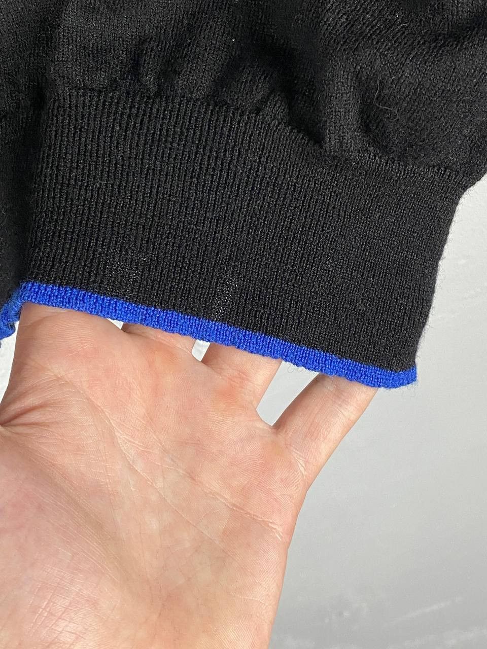 Carlo Colucci × Vintage Vintage Carlo Colucci Wool Polo Sweatshirt Size US L / EU 52-54 / 3 - 6 Thumbnail