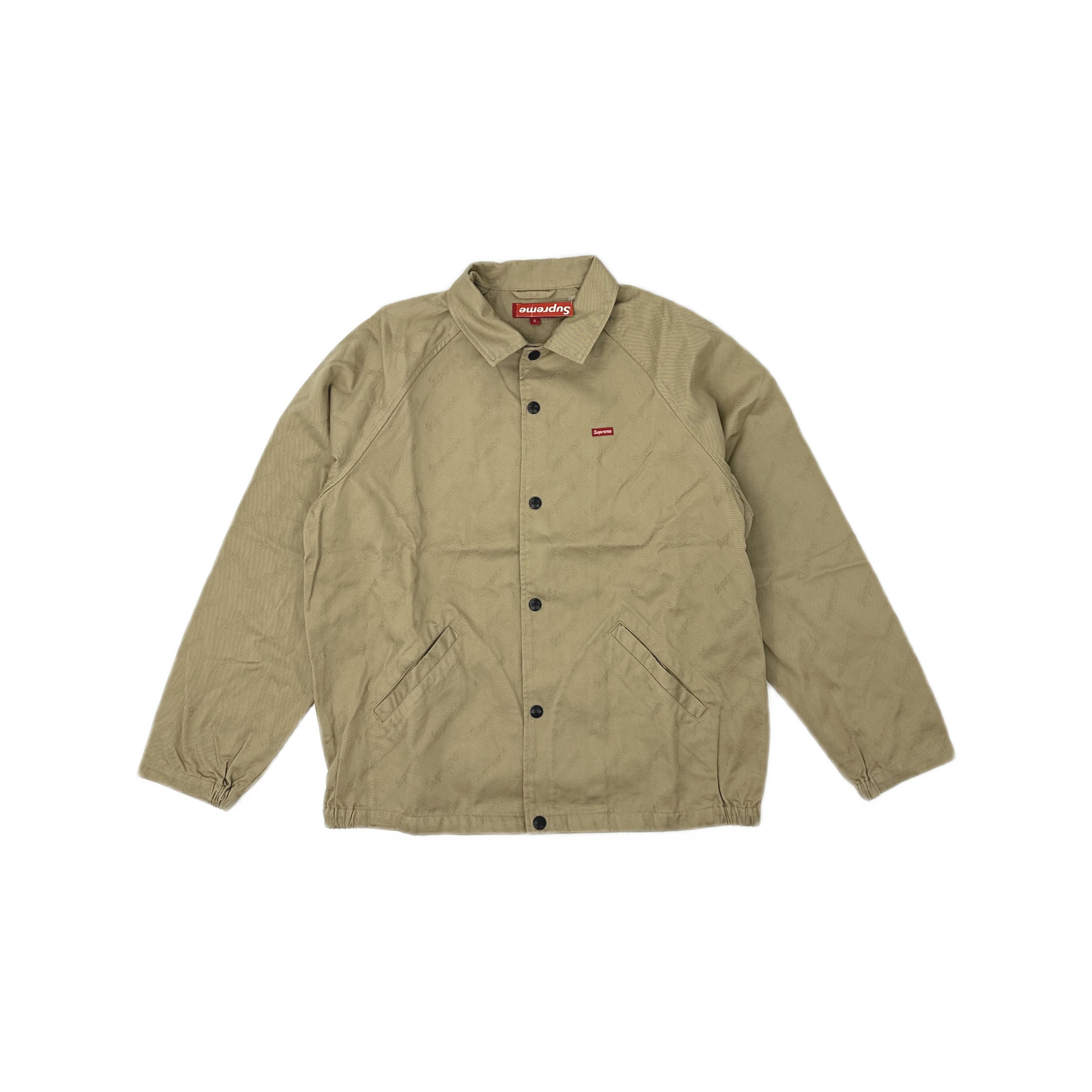Supreme Supreme Jacquard Logos Snap Front Jacket Size S Size US S / EU 44-46 / 1 - 1 Thumbnail