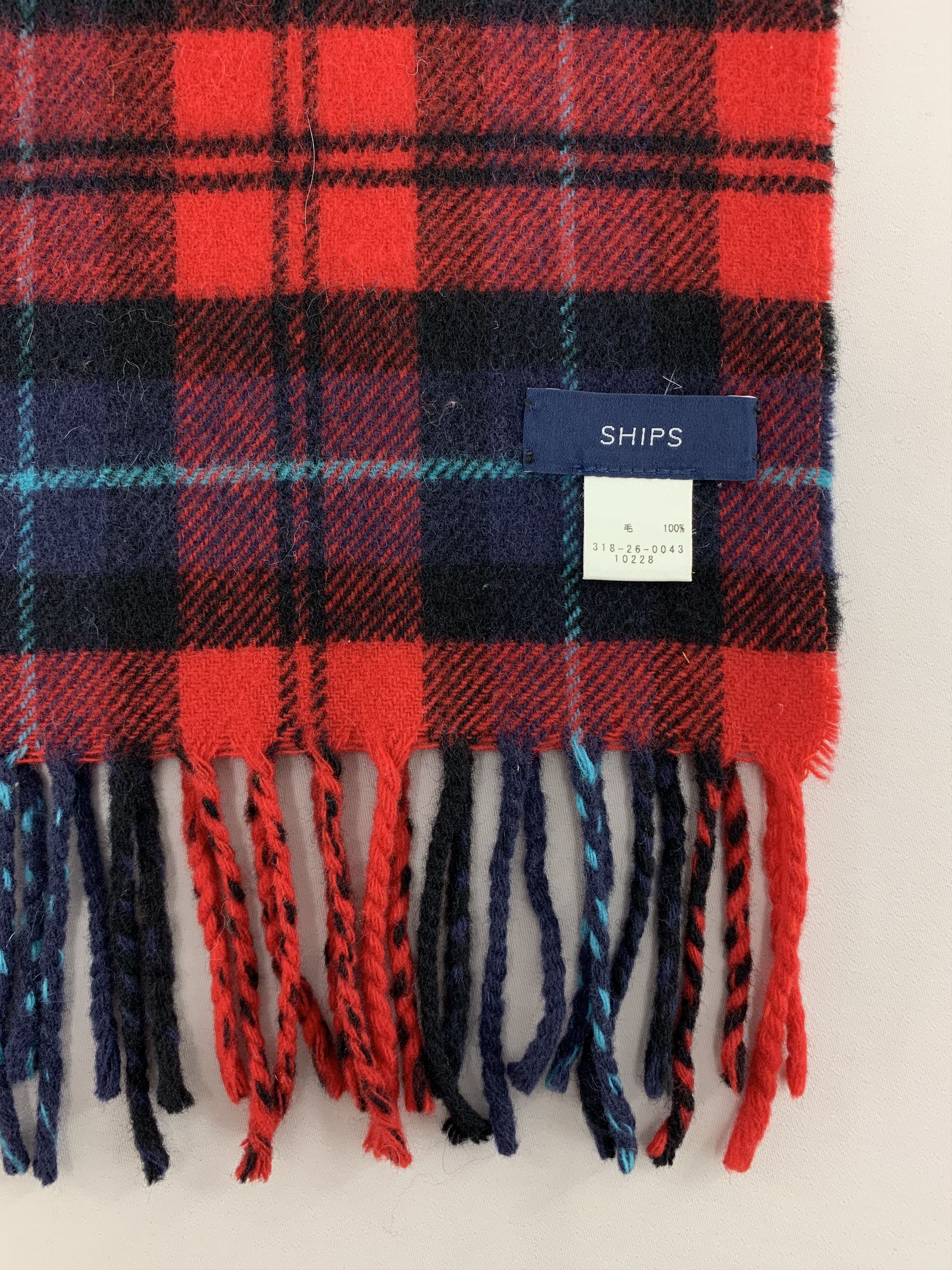 SHIPS SHIPS Scarf Wool Muffler Neck Wrap BL4372 Size ONE SIZE - 4 Thumbnail