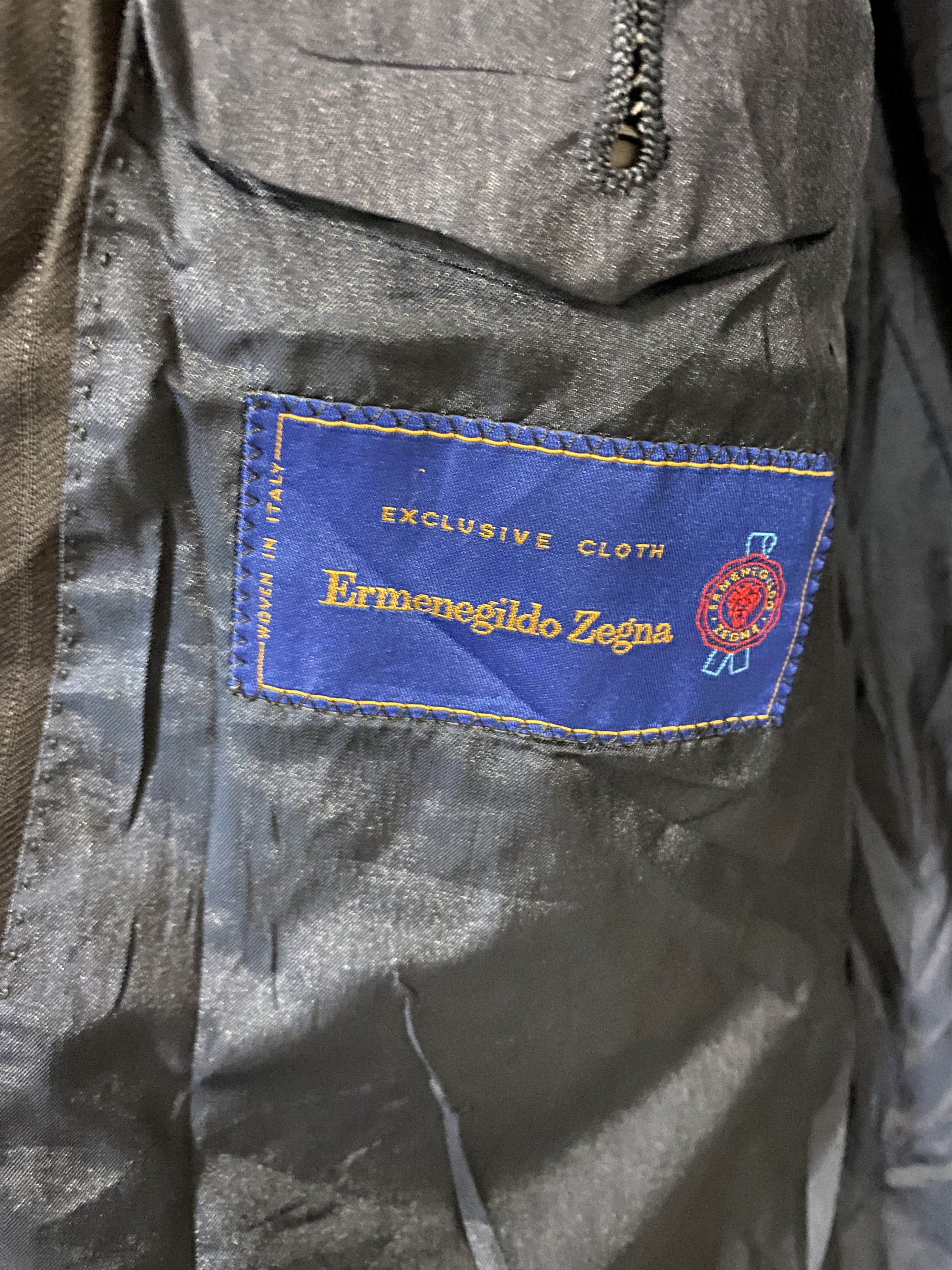 Ermenegildo Zegna × Z Zegna Ermenegildo Zegna Suit Coat Blazer Hand Made Size 50R - 4 Thumbnail