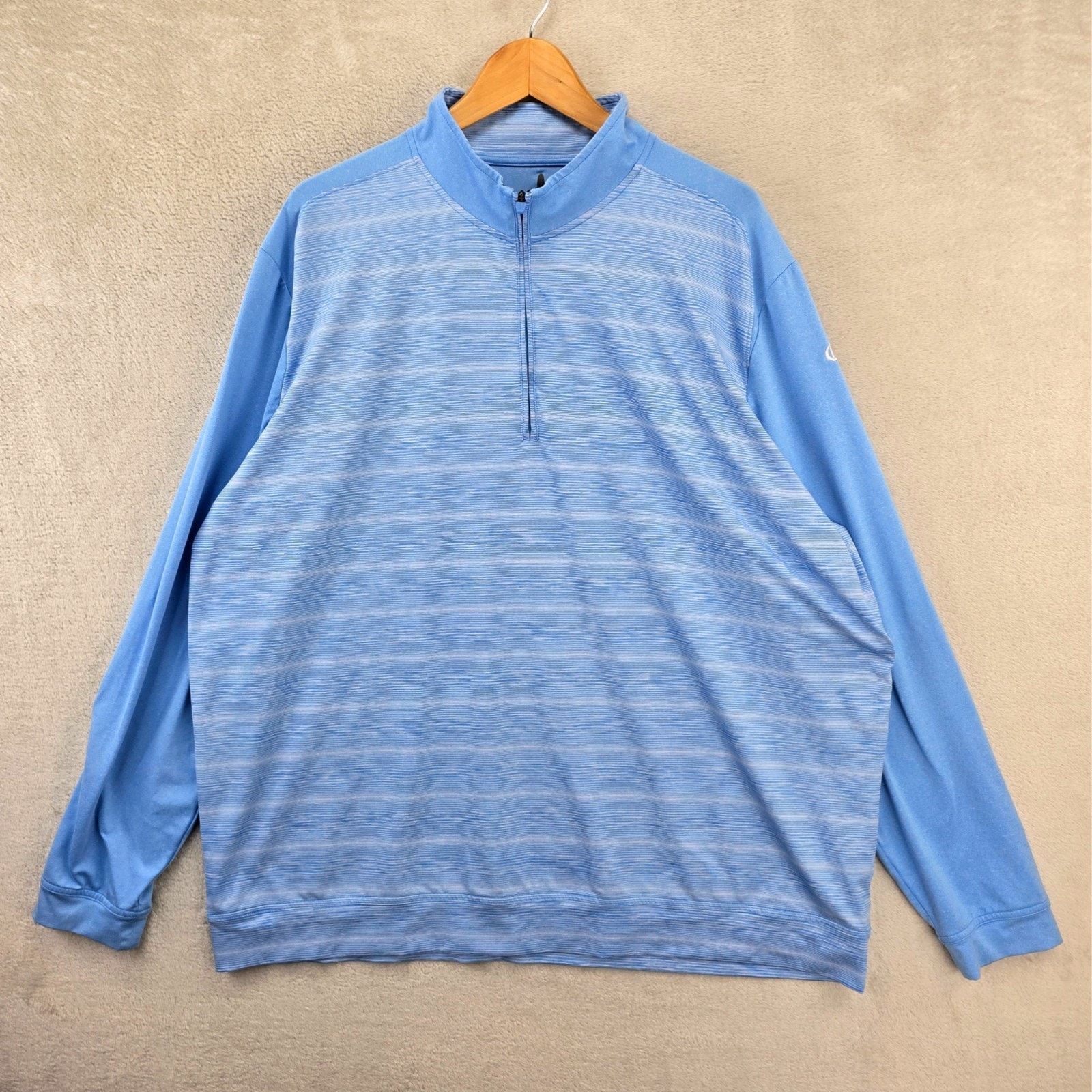 johnnie-O Johnnie-O Golf Pullover Bert 1/4 Zip XXL Striped Corona Logo Size US XXL / EU 58 / 5 - 1 Thumbnail