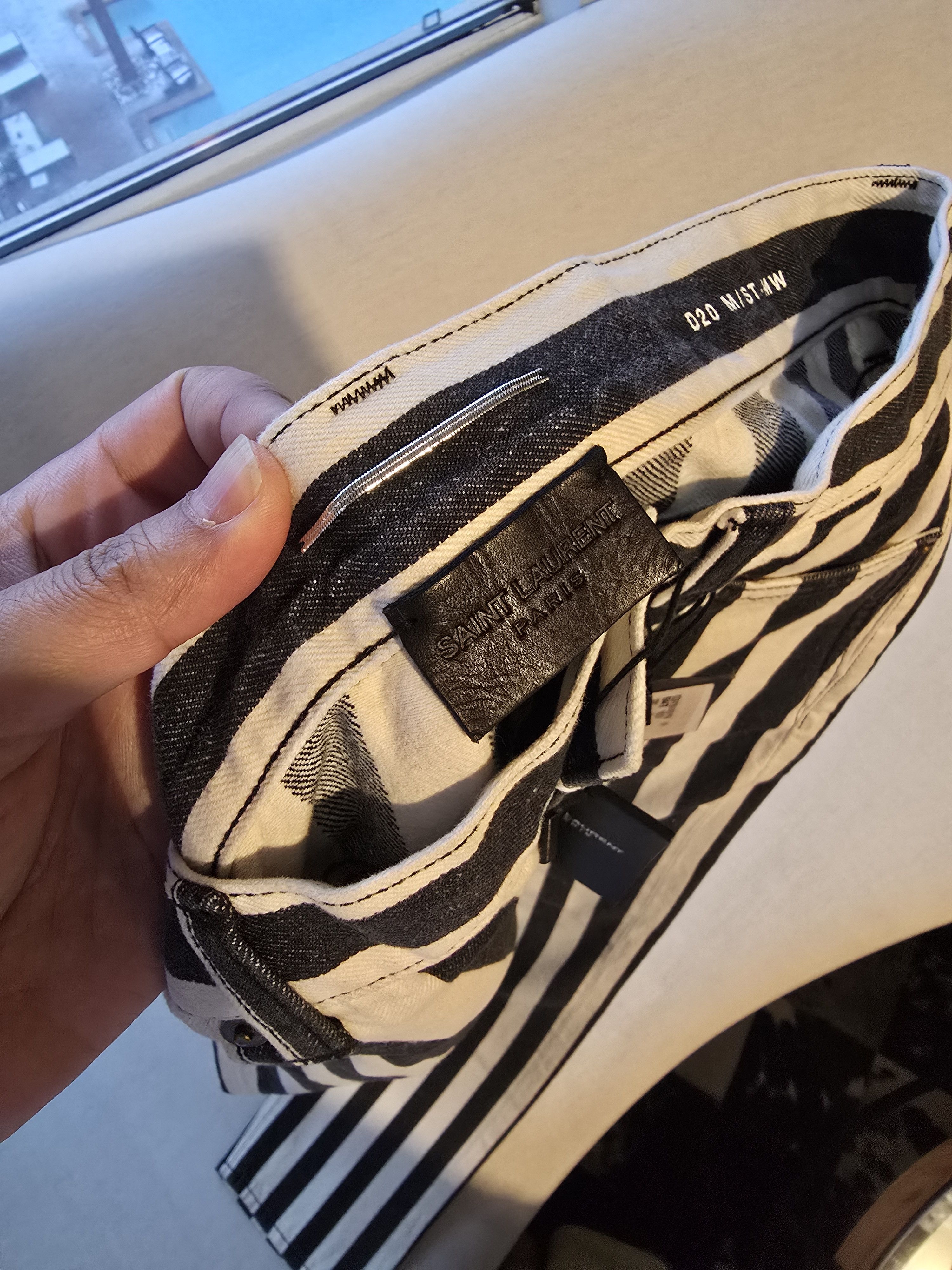 Saint Laurent Paris Saint Laurent striped prison pants brand new Size US 30 / EU 46 - 3 Thumbnail