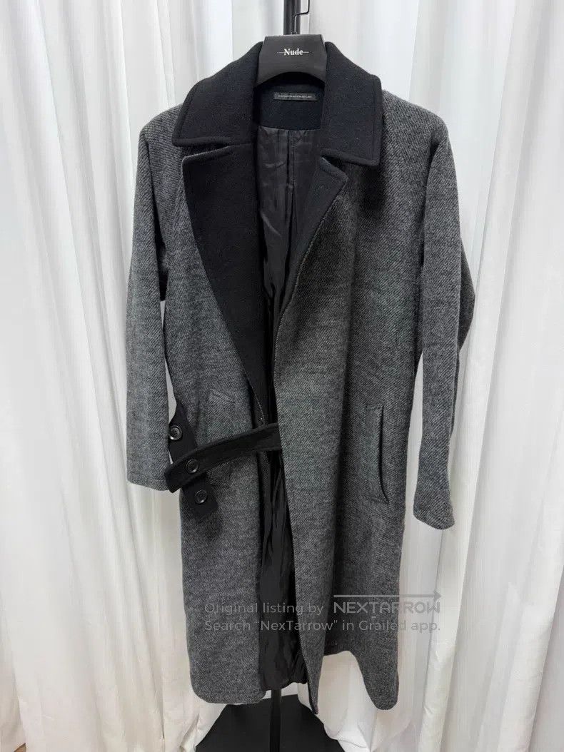 Yohji Yamamoto YOHJI YAMAMOTO Thick tweed pieced coat Size US S / EU 44-46 / 1 - 1 Thumbnail